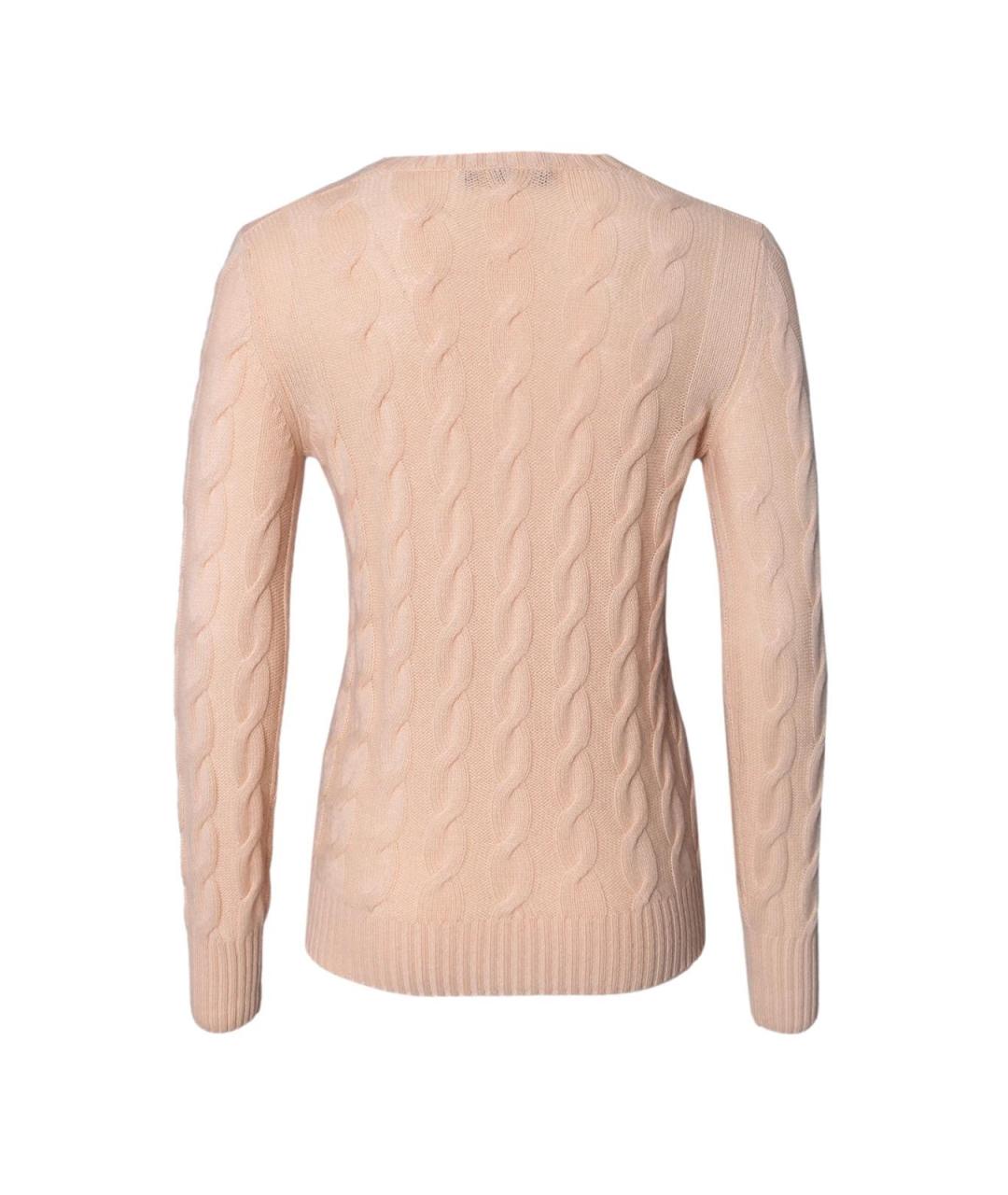 LORO PIANA Розовый кашемировый джемпер / свитер, фото 2