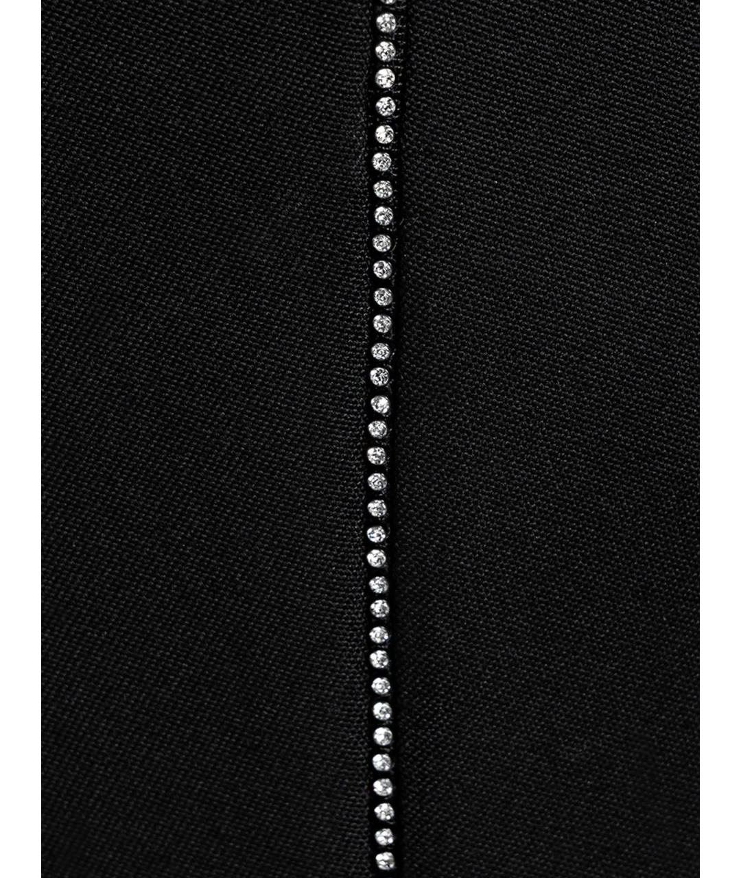 SAINT LAURENT Черные шерстяные брюки узкие, фото 3