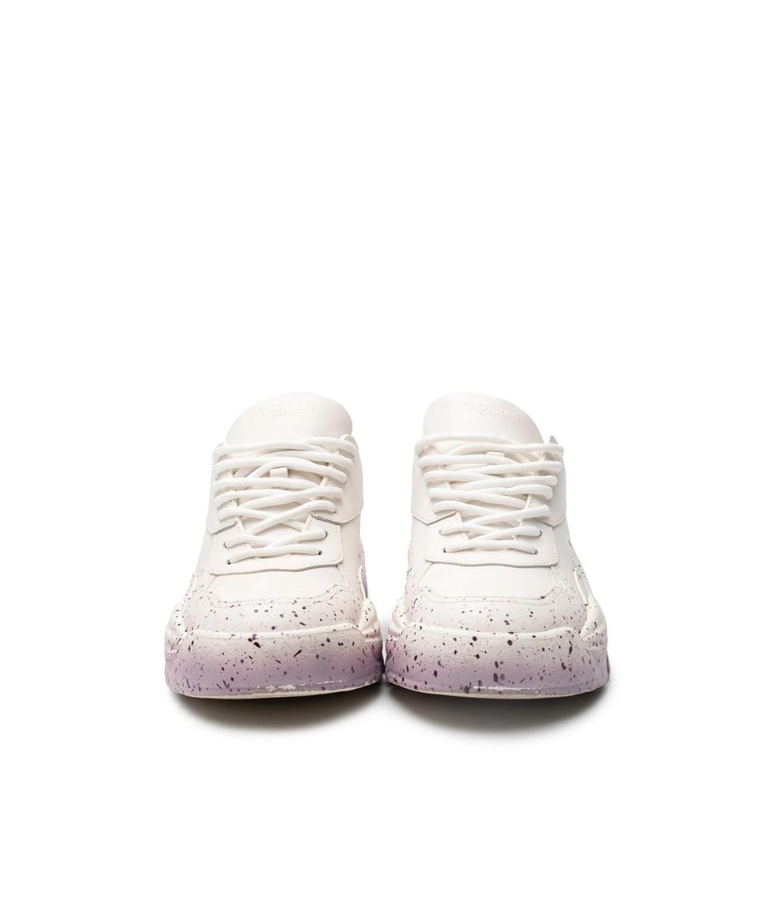 VALENTINO Белые кожаные кроссовки, фото 4