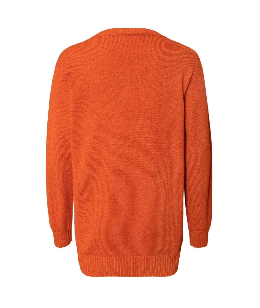 LORO PIANA Оранжевый кашемировый джемпер / свитер, фото 2