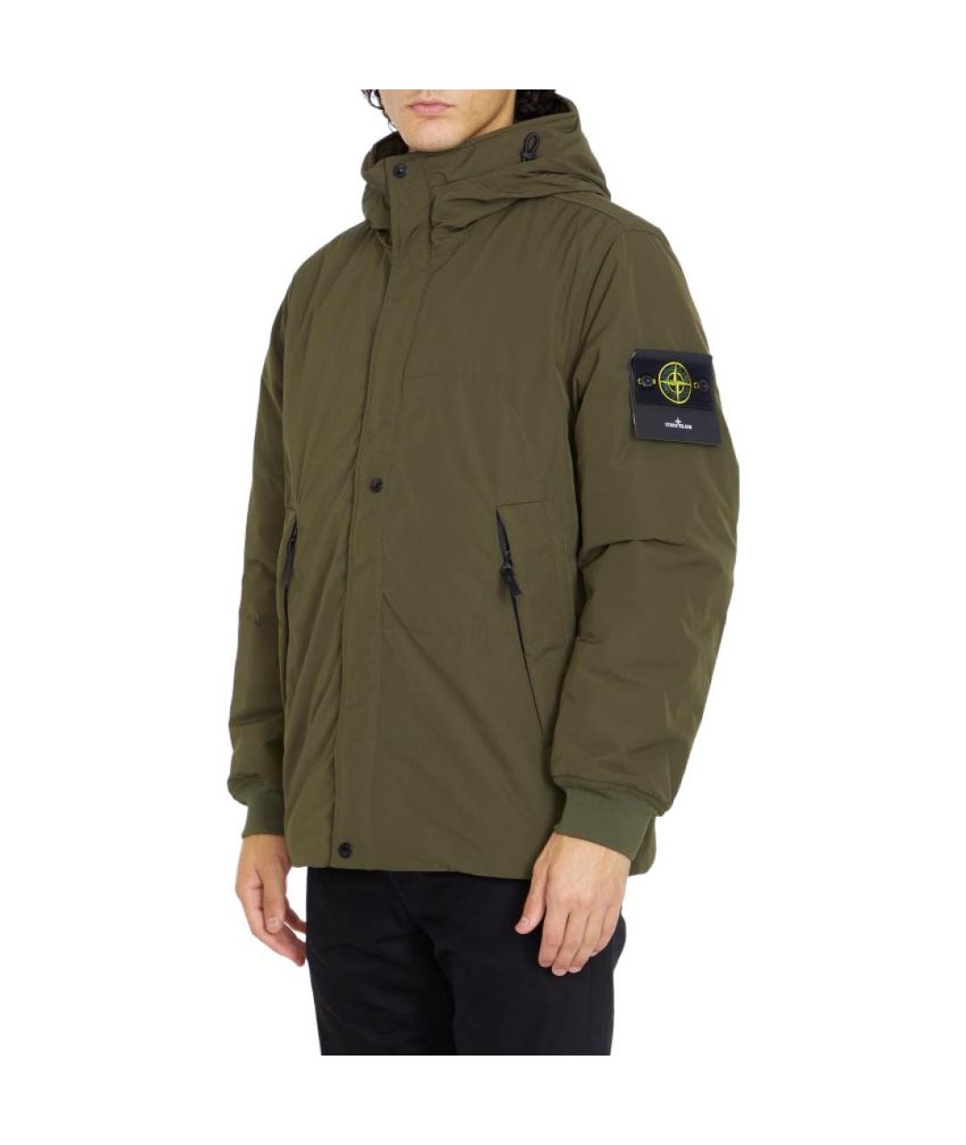 STONE ISLAND Зеленая куртка, фото 2