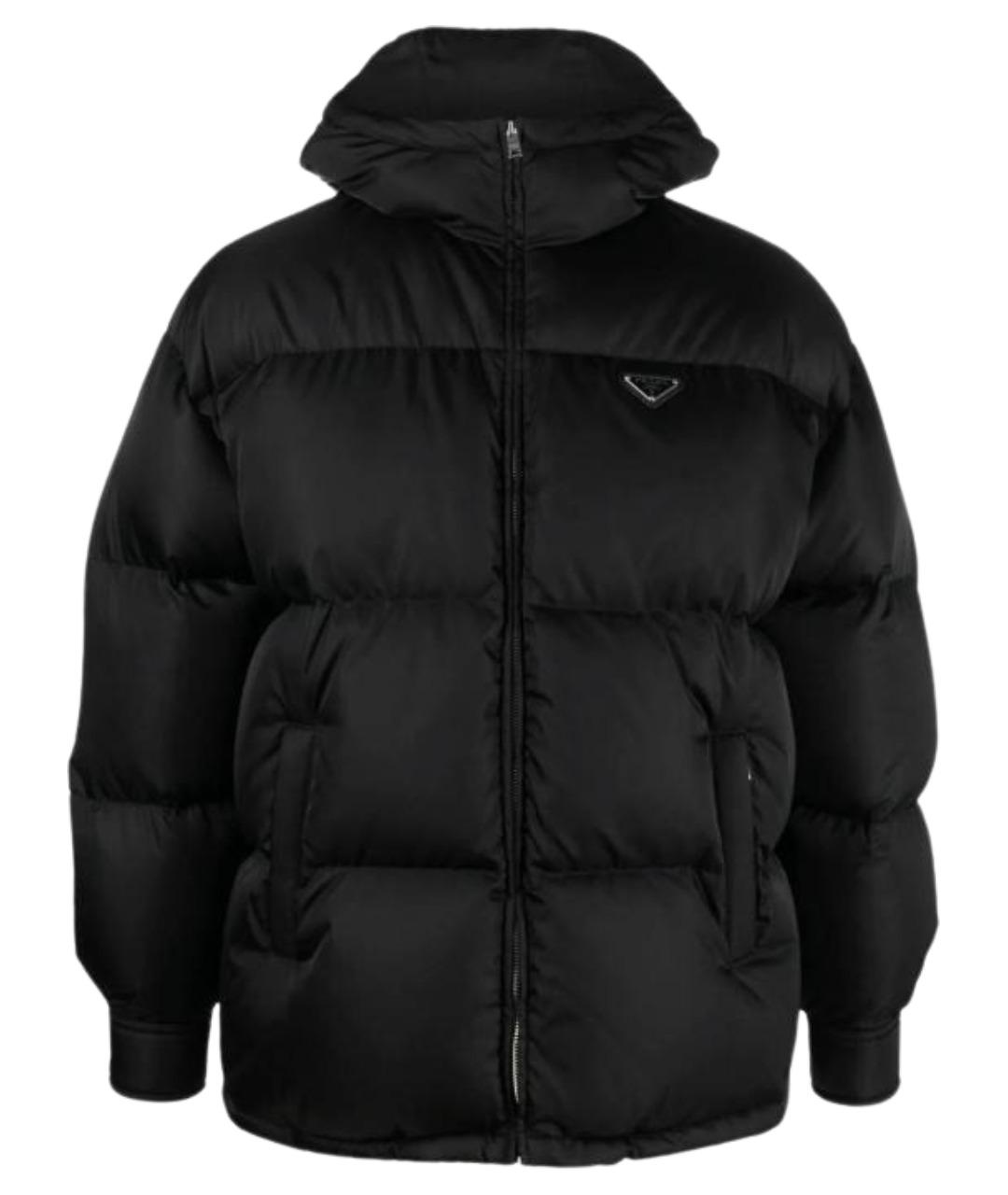 PRADA Черный пуховик, фото 1