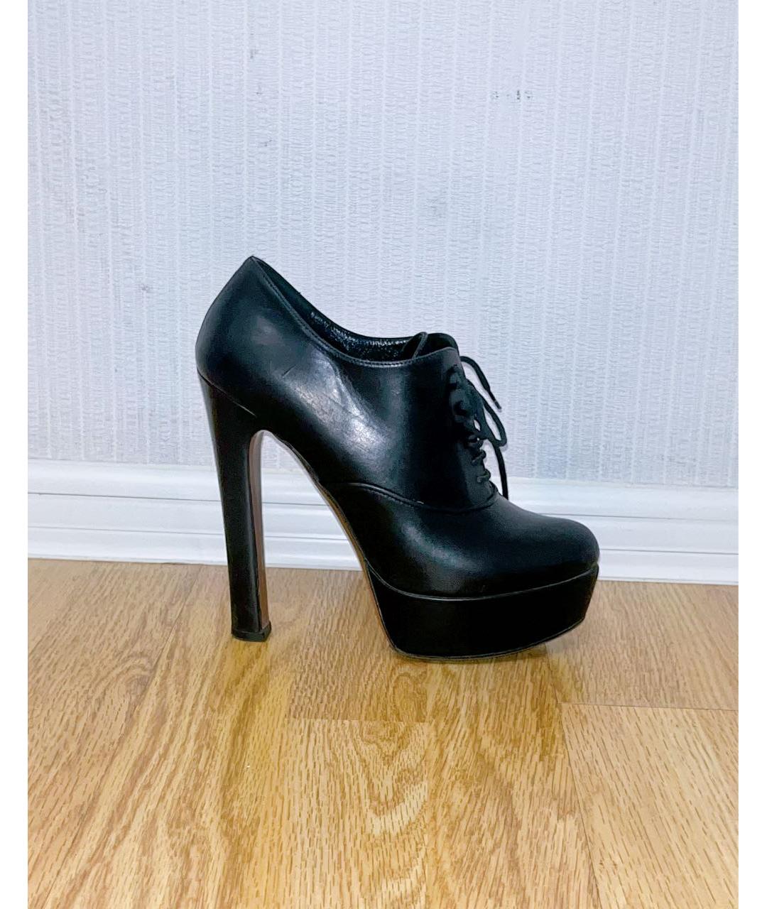 ALAIA Черные кожаные ботильоны, фото 7