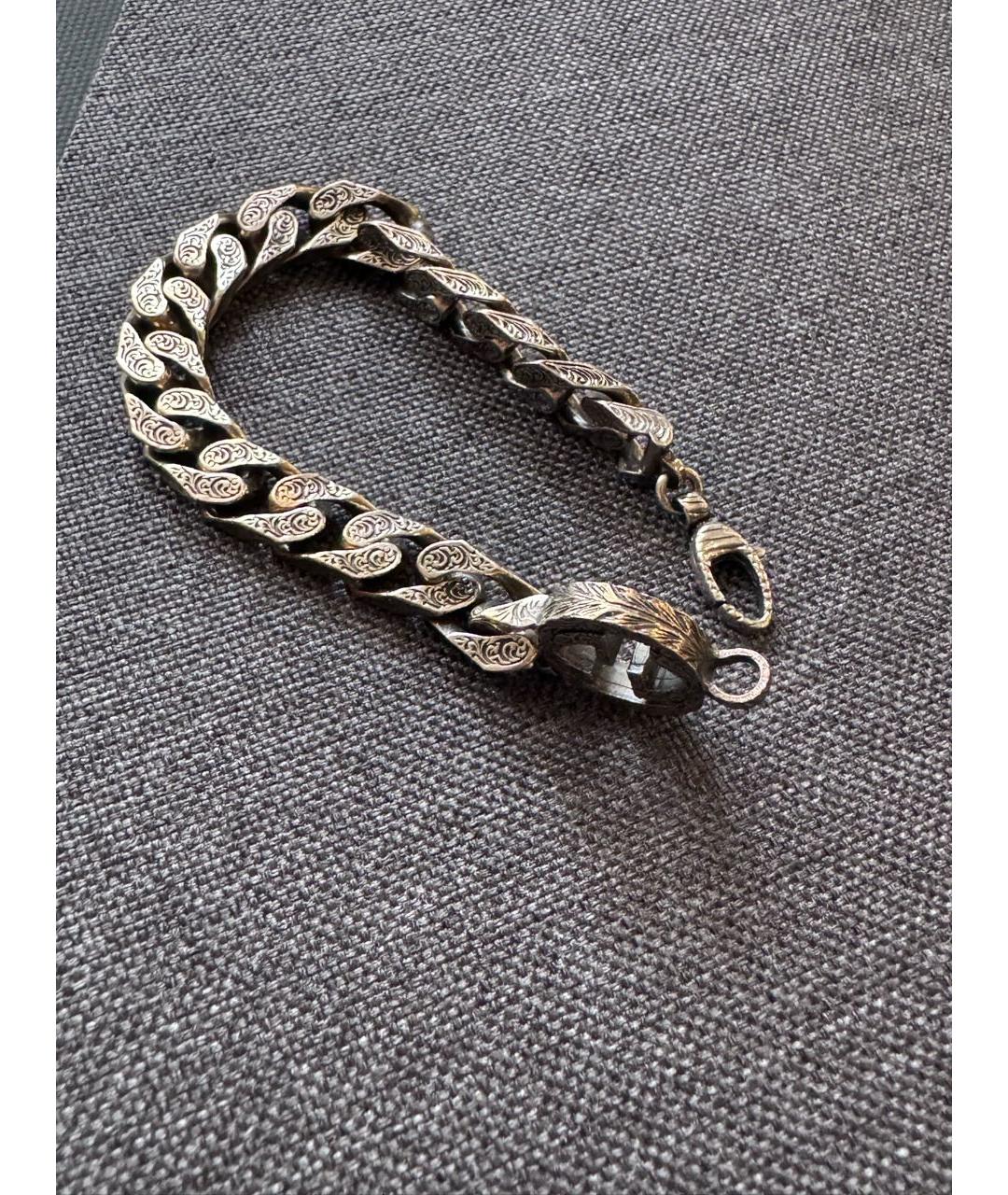 GUCCI Серебрянный серебряный браслет, фото 6