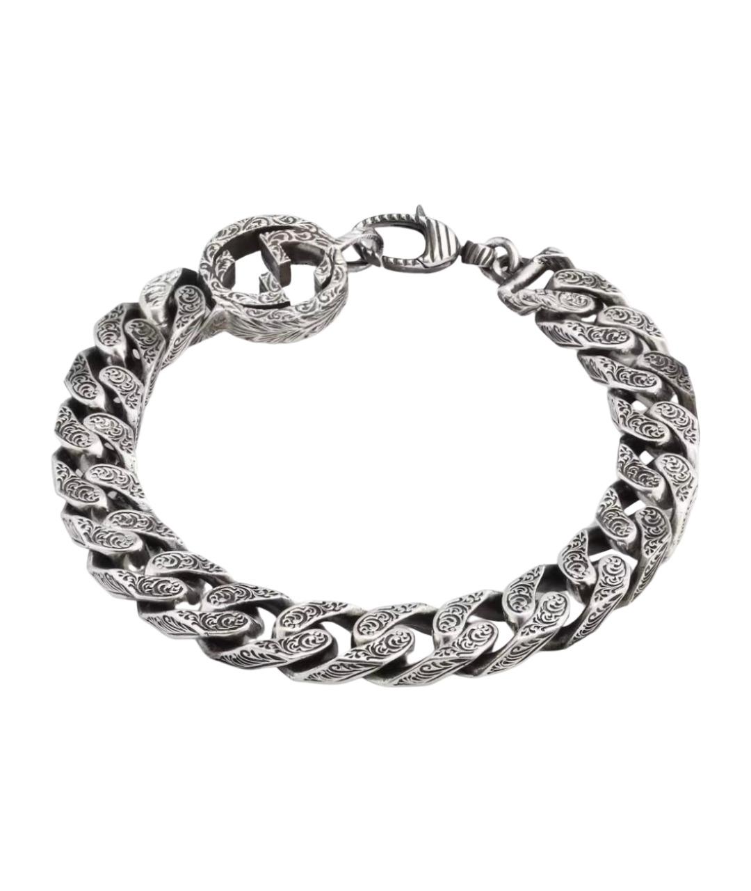 GUCCI Серебрянный серебряный браслет, фото 1