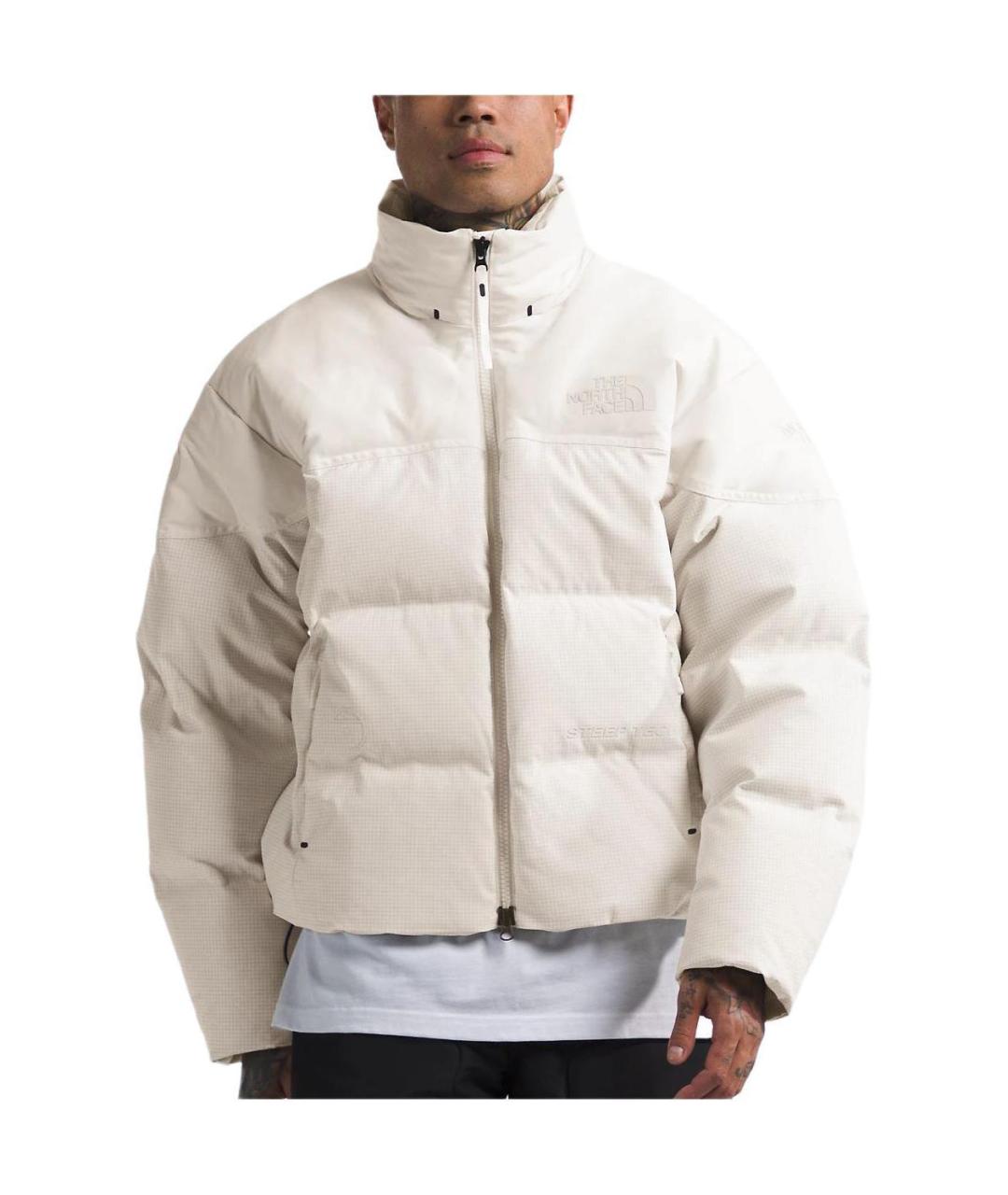 THE NORTH FACE Белый полиамидовый пуховик, фото 2