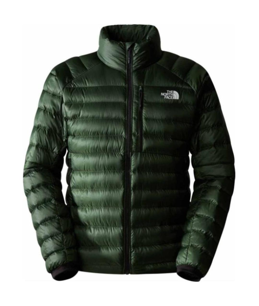 THE NORTH FACE Зеленый полиамидовый пуховик, фото 1