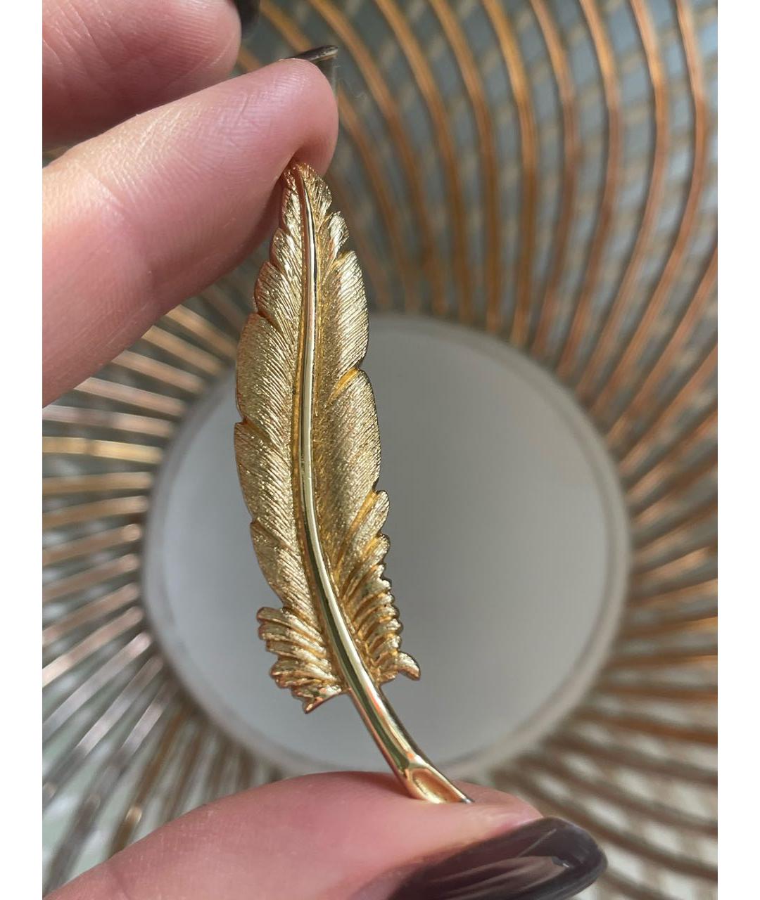 MONET Золотая позолоченная булавка / брошь, фото 3