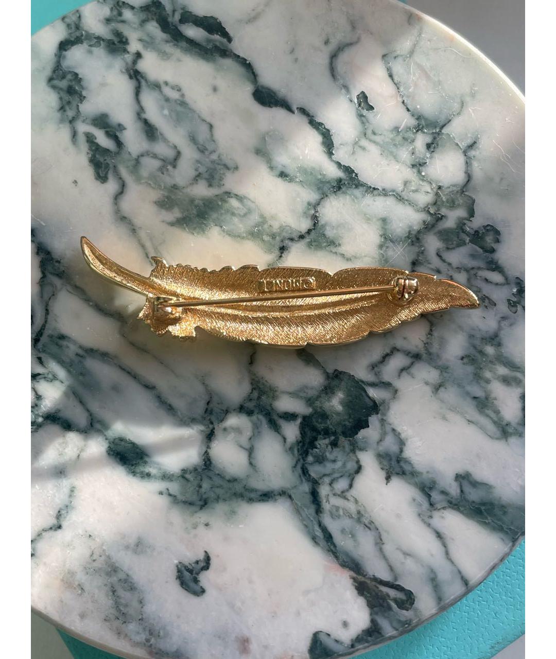 MONET Золотая позолоченная булавка / брошь, фото 6