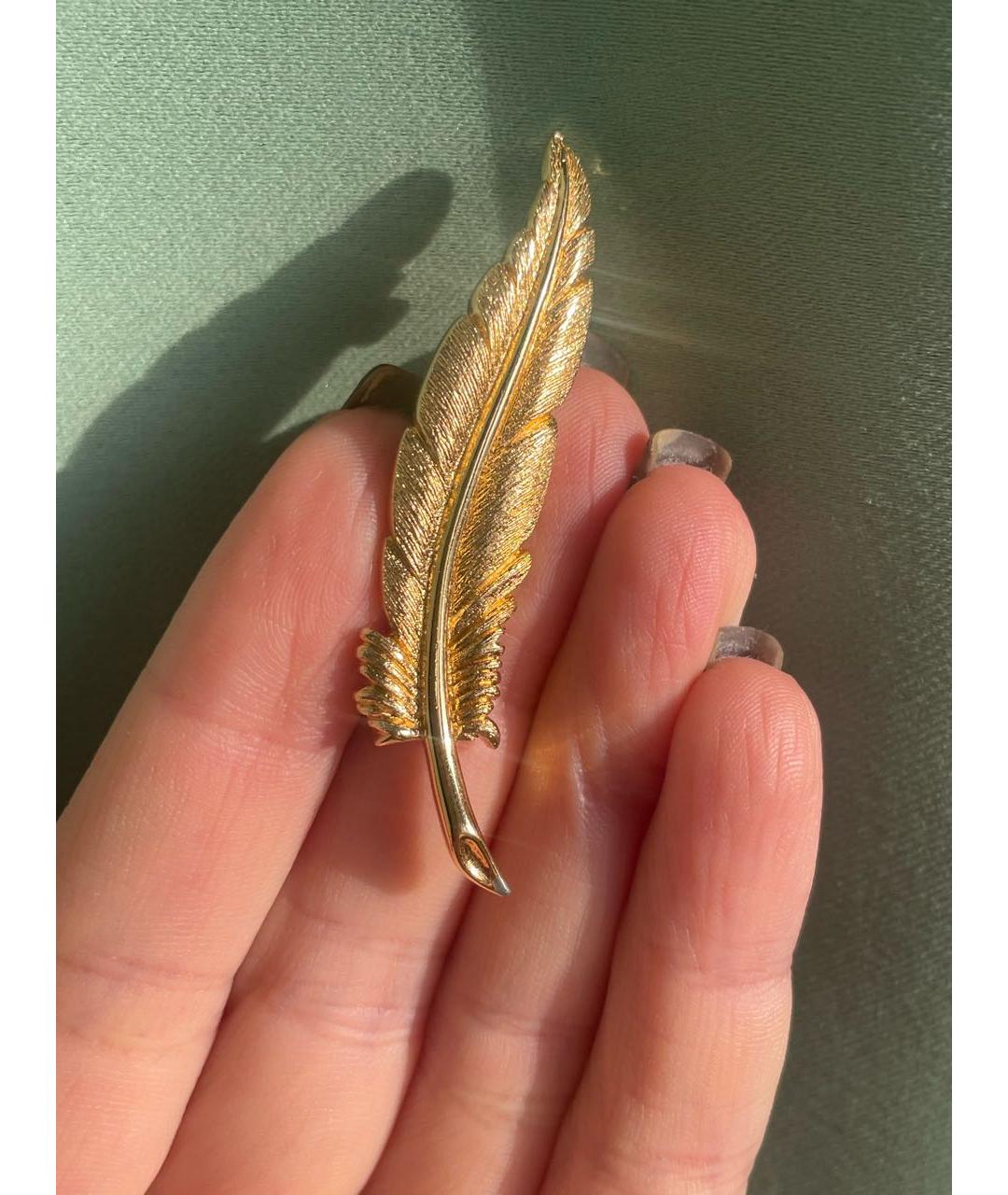 MONET Золотая позолоченная булавка / брошь, фото 7