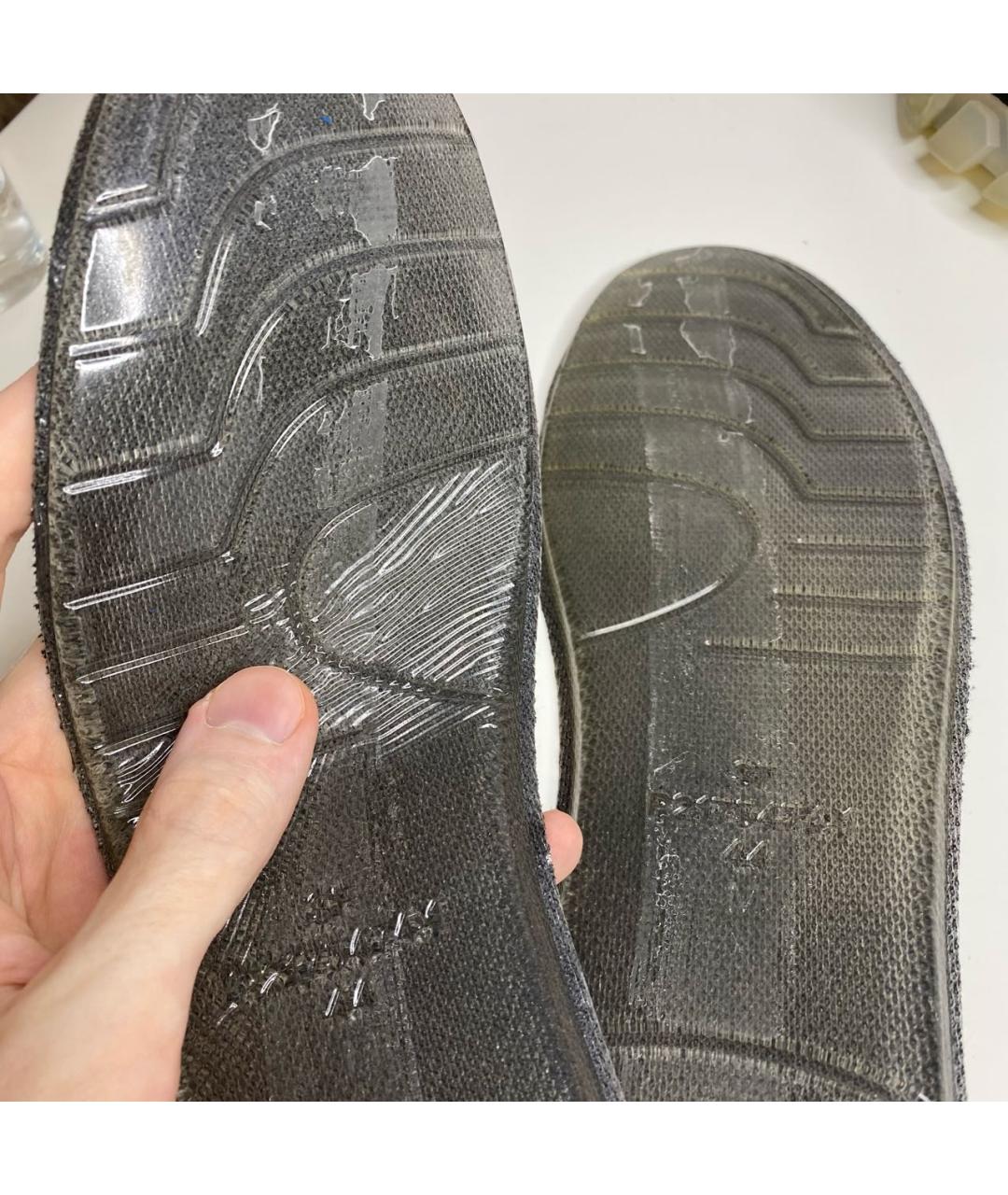 BALENCIAGA Мульти низкие кроссовки / кеды из искусственной кожи, фото 7