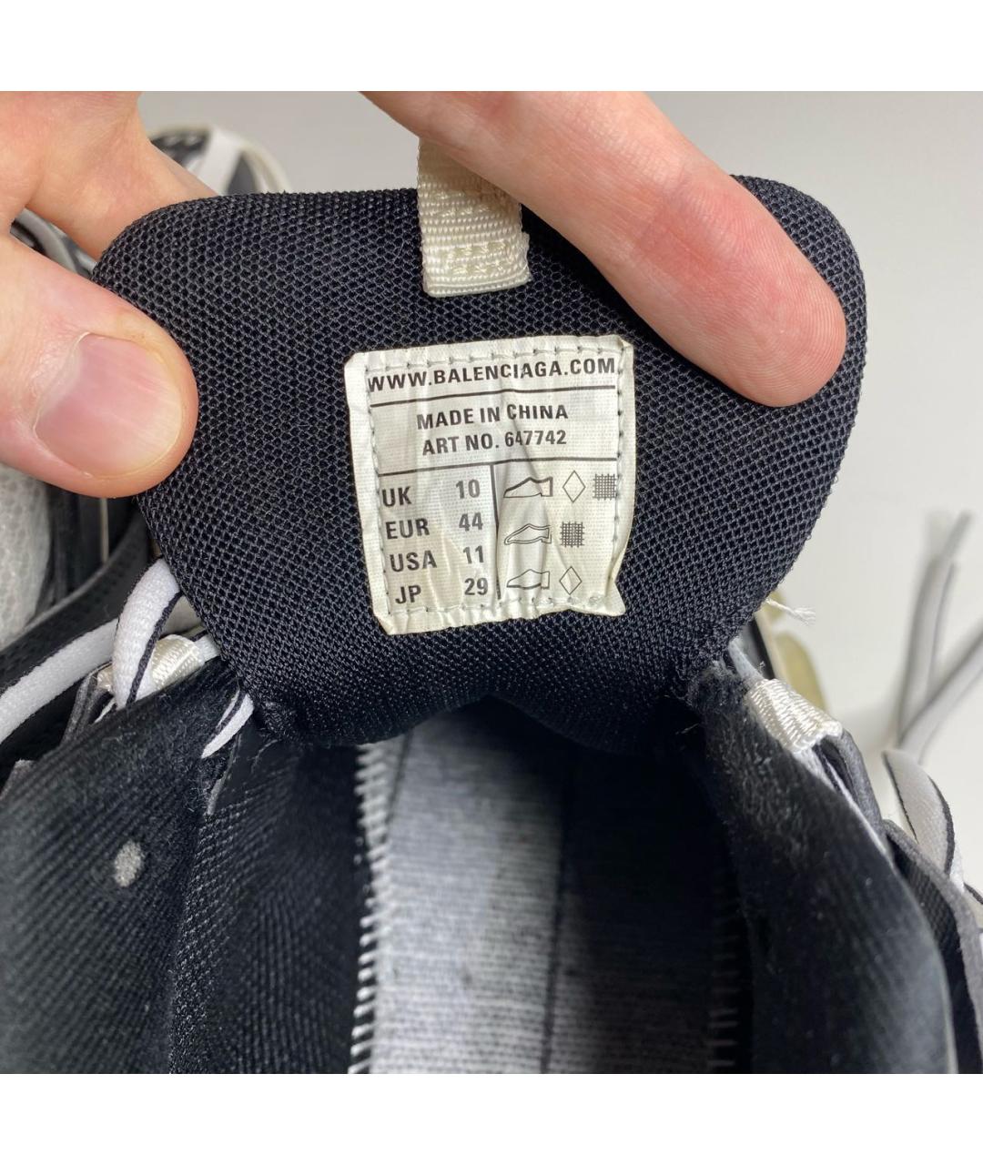 BALENCIAGA Мульти низкие кроссовки / кеды из искусственной кожи, фото 8