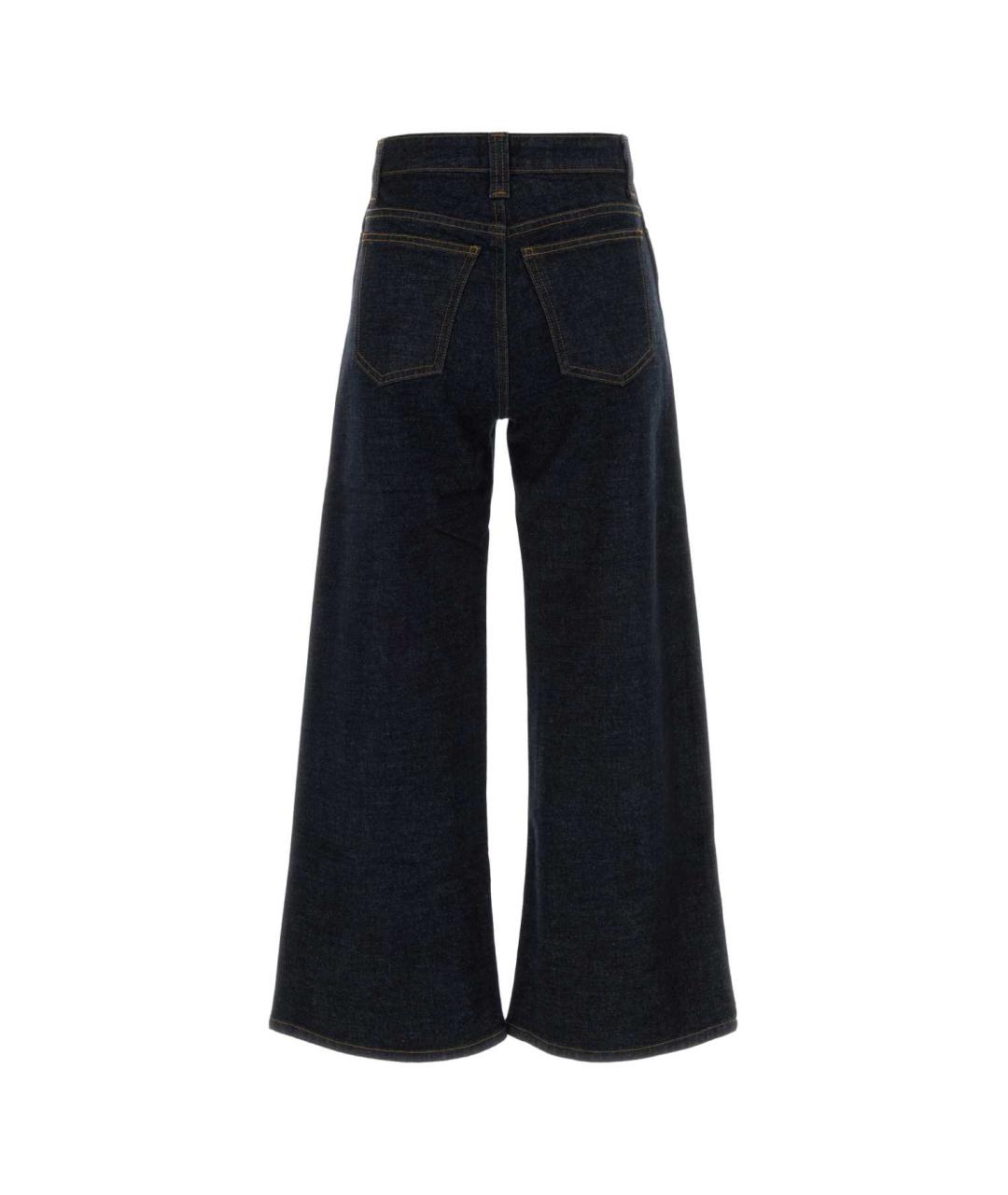 KHAITE Синие хлопковые прямые джинсы, фото 2