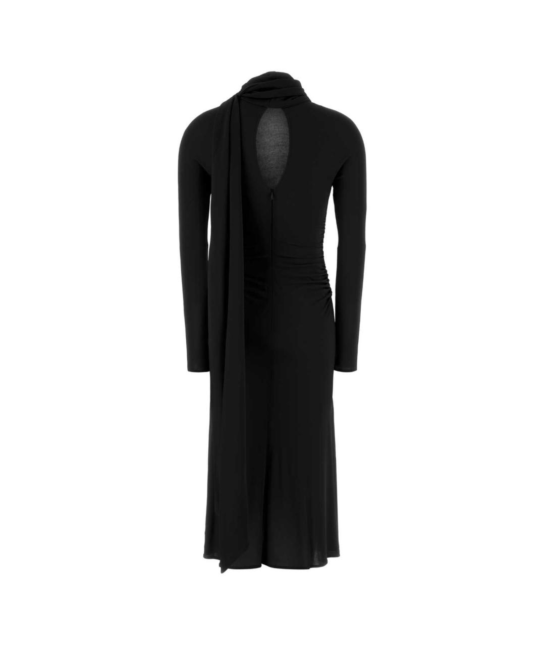 BLUMARINE Черное вискозное платье, фото 2