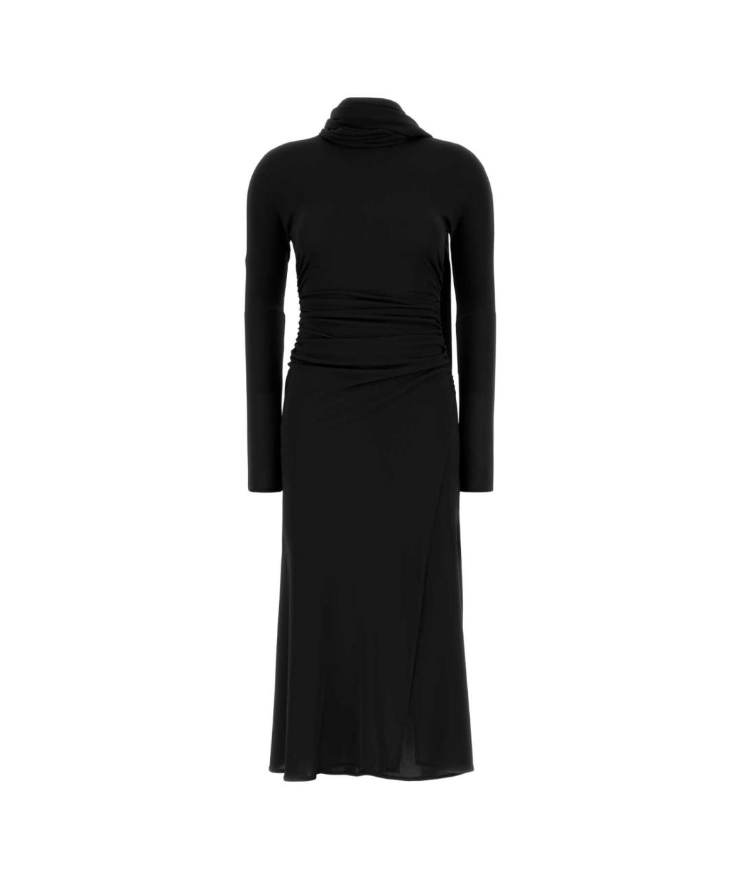 BLUMARINE Черное вискозное платье, фото 1