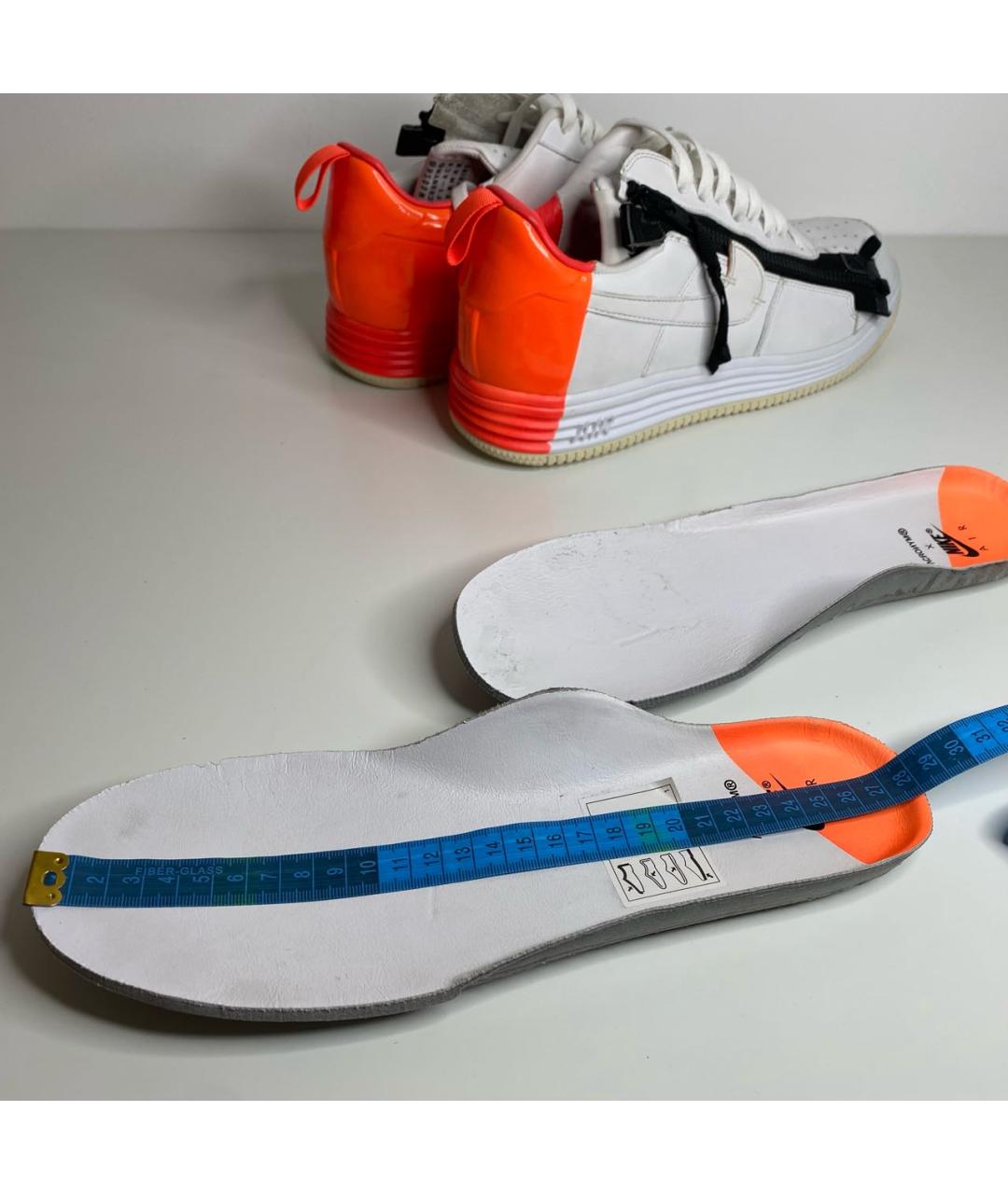 ACRONYM® Белые кожаные низкие кроссовки / кеды, фото 7