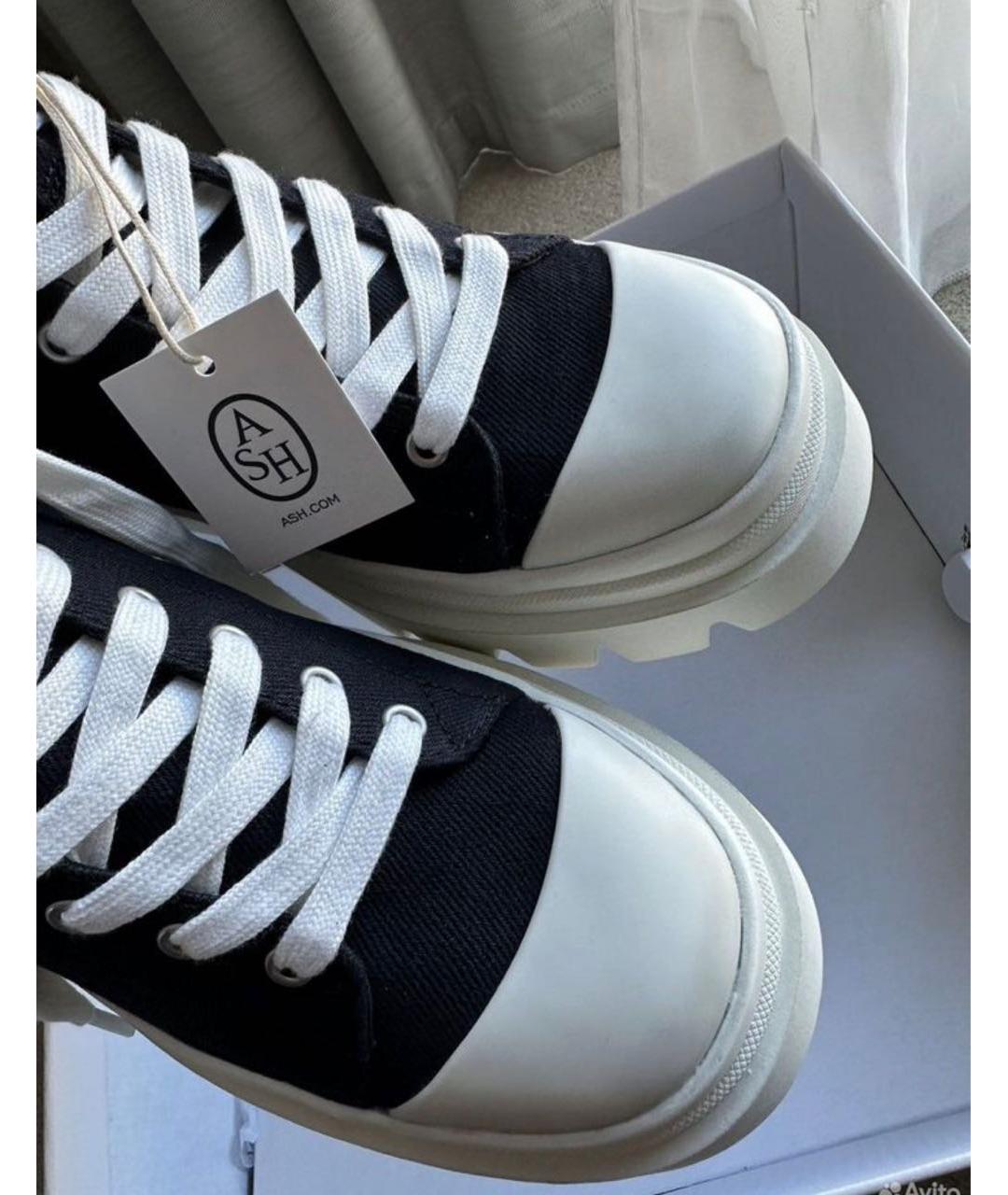 ASH Черные текстильные ботинки, фото 3