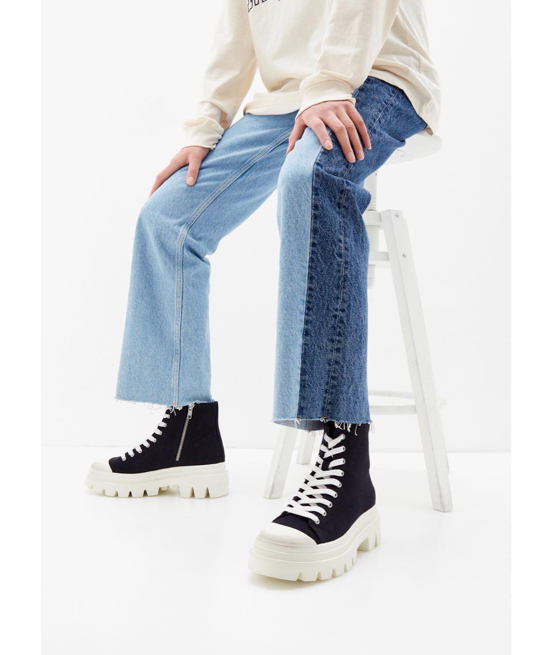 ASH Черные текстильные ботинки, фото 6