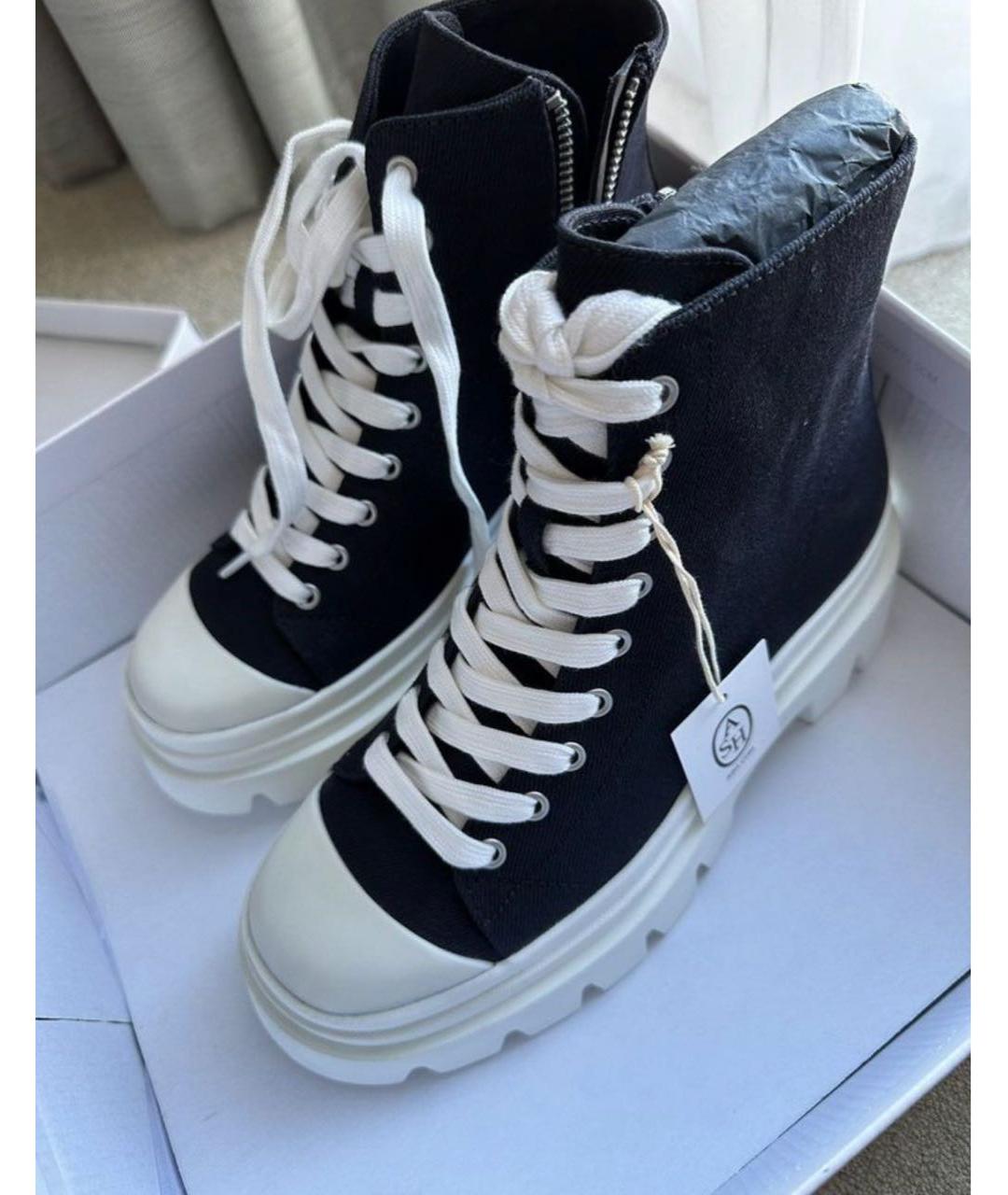 ASH Черные текстильные ботинки, фото 4