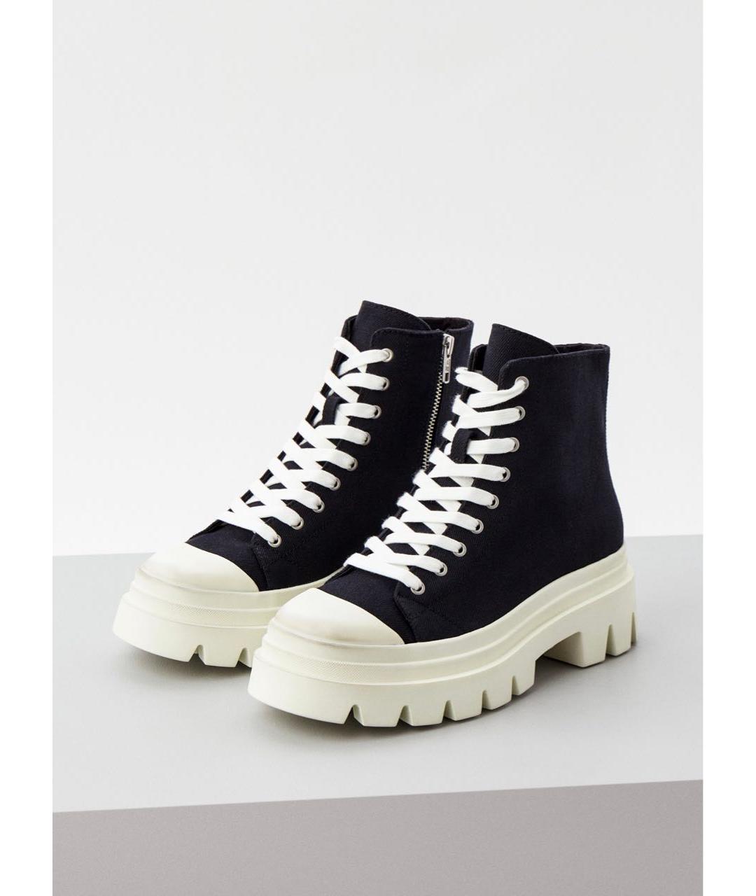 ASH Черные текстильные ботинки, фото 2