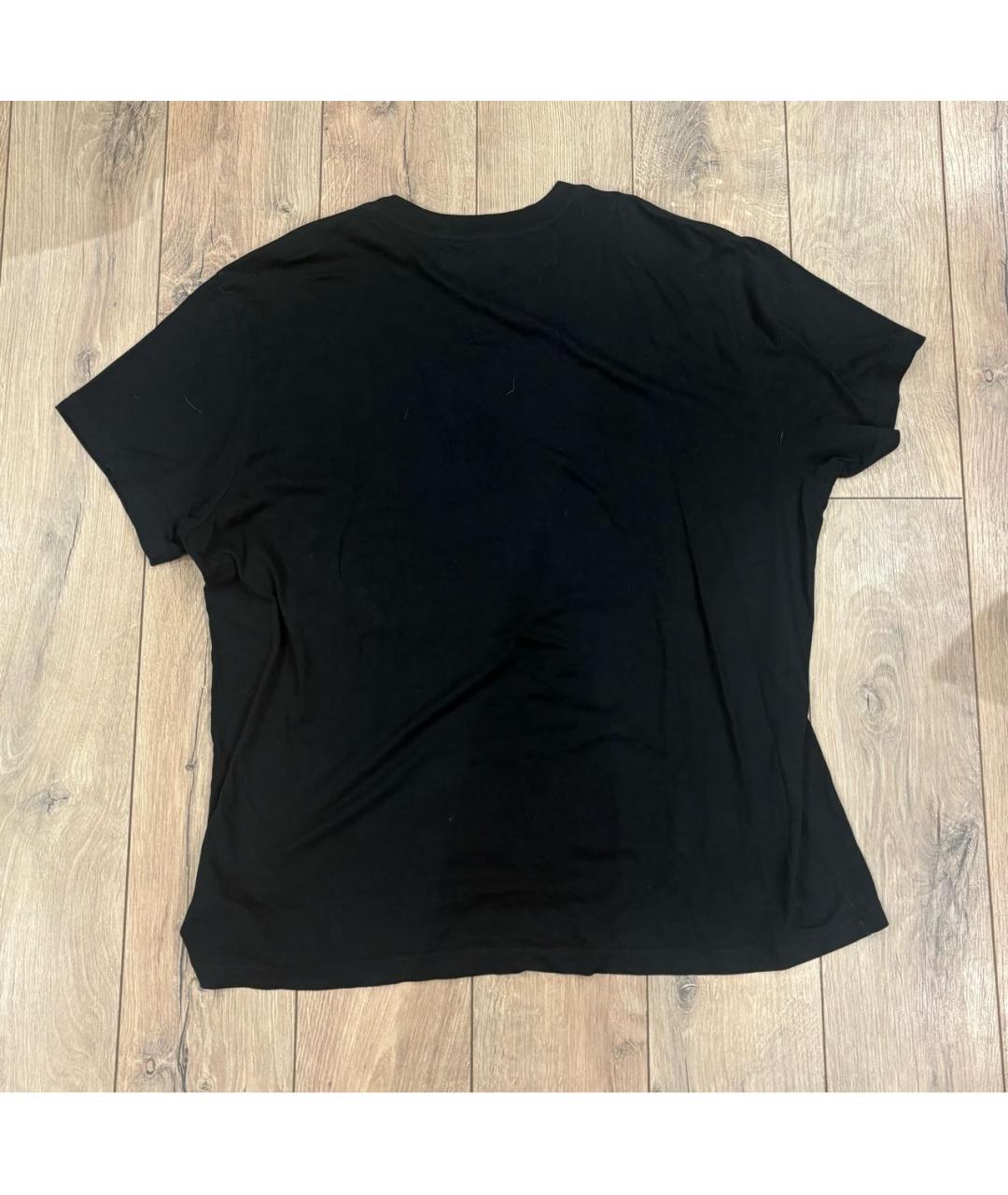 AMIRI Черная хлопковая футболка, фото 2