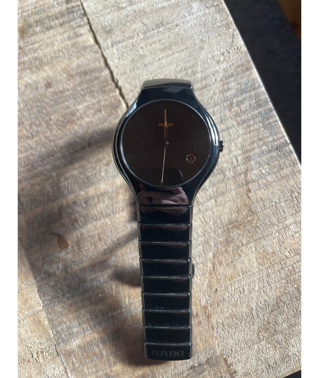 RADO Черные керамические часы, фото 7