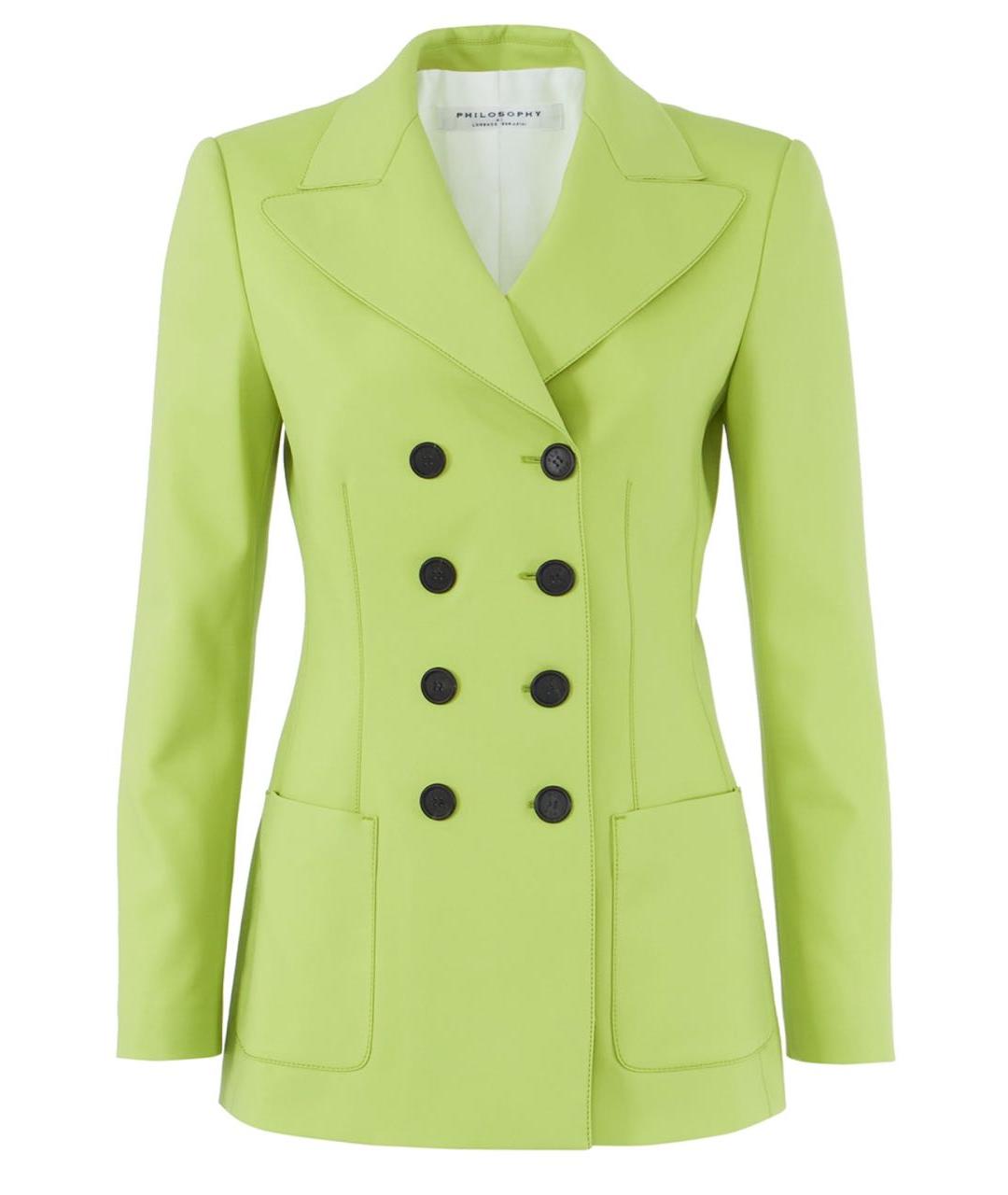 PHILOSOPHY DI LORENZO SERAFINI Зеленый костюм с брюками, фото 3