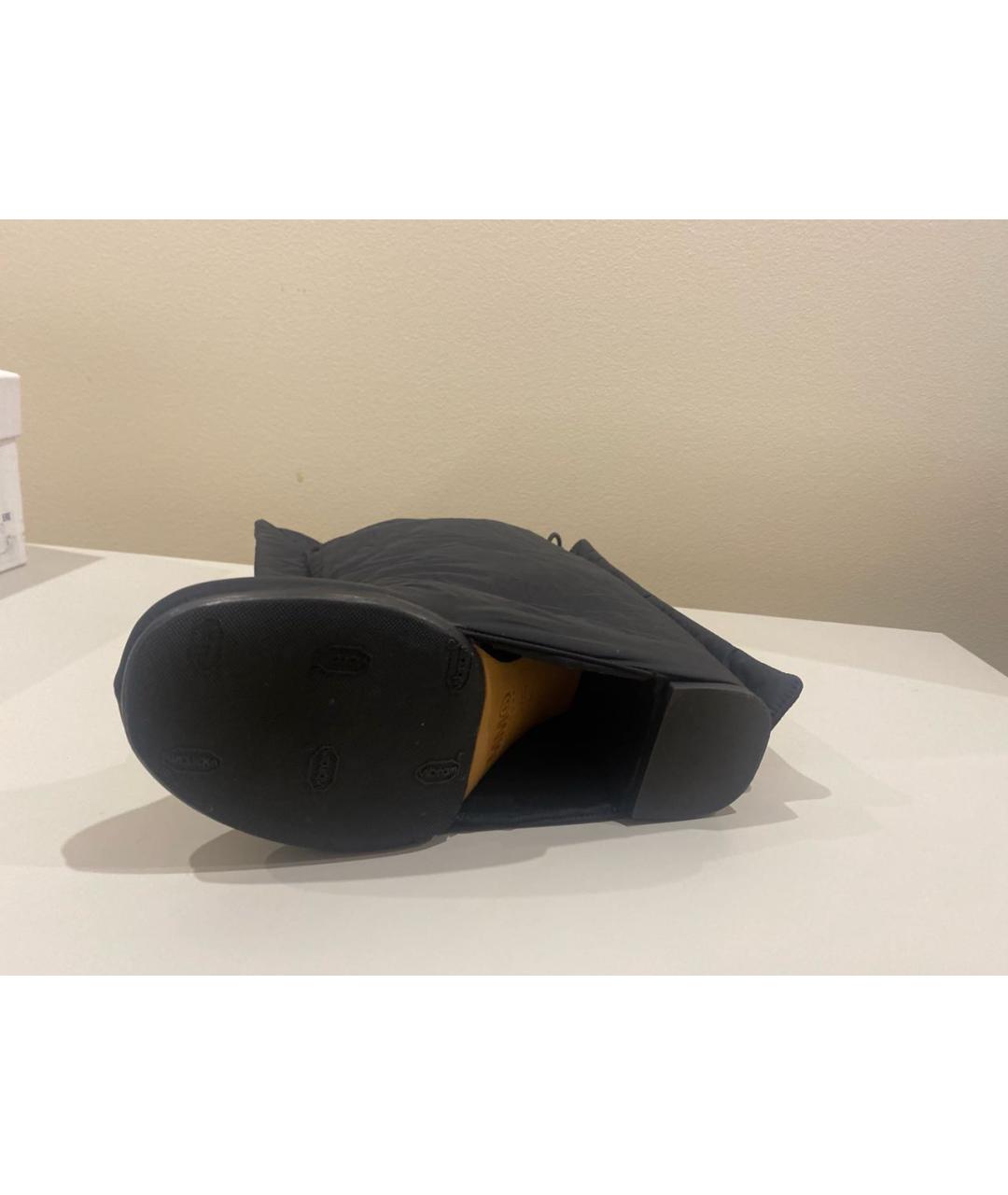 MM6 MAISON MARGIELA Черные кожаные ботильоны, фото 4