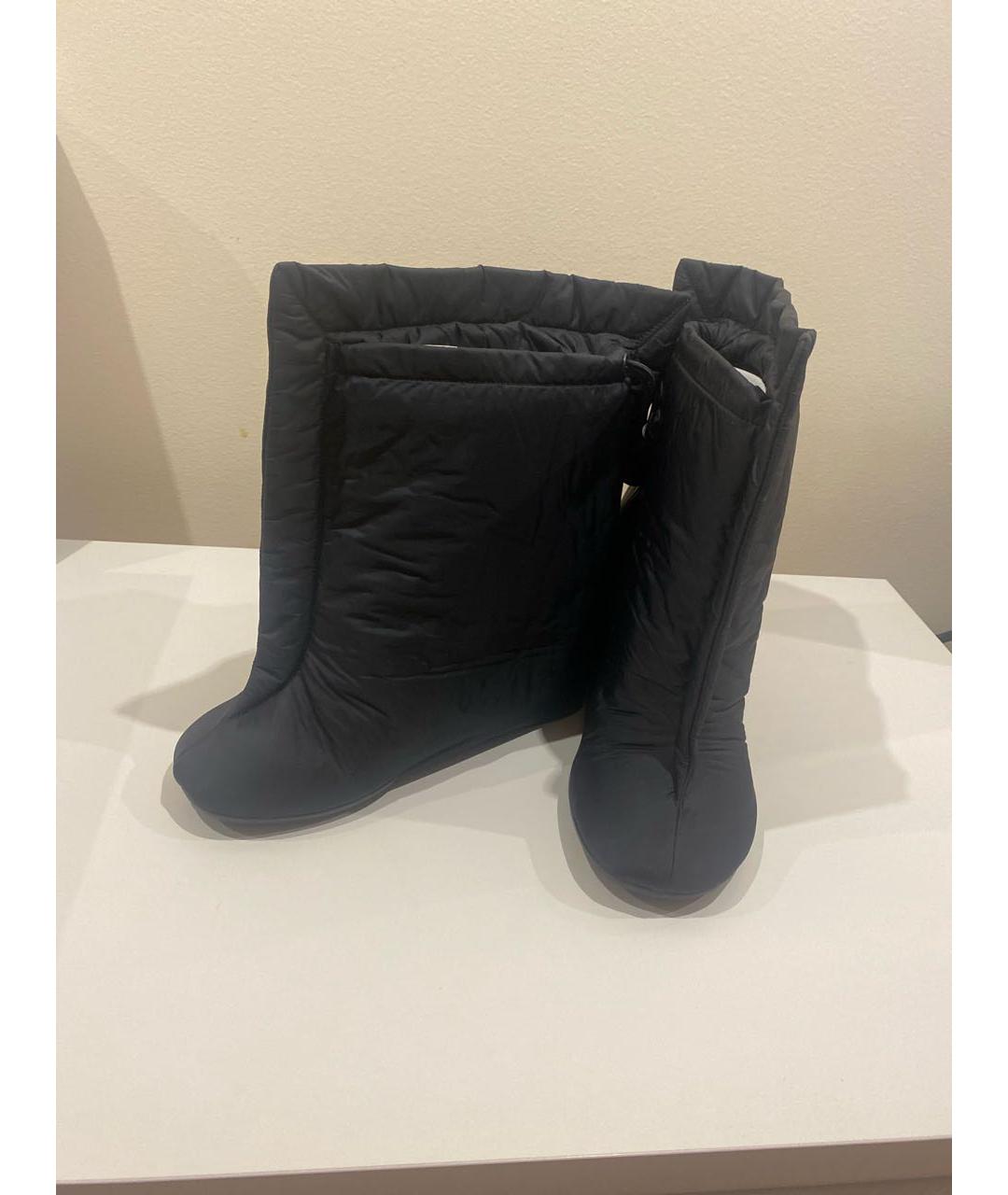 MM6 MAISON MARGIELA Черные кожаные ботильоны, фото 5