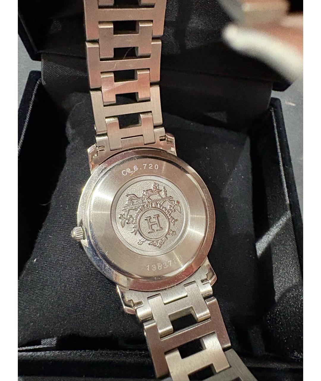 HERMES Серебряные часы, фото 2