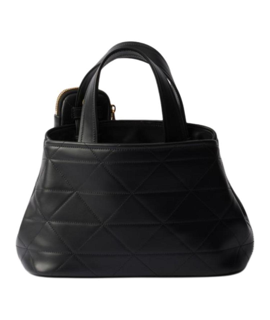 PRADA Черная кожаная сумка через плечо, фото 4