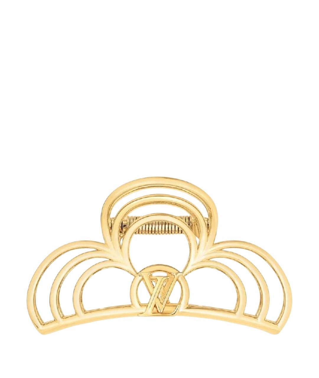 LOUIS VUITTON Золотая заколка, фото 1