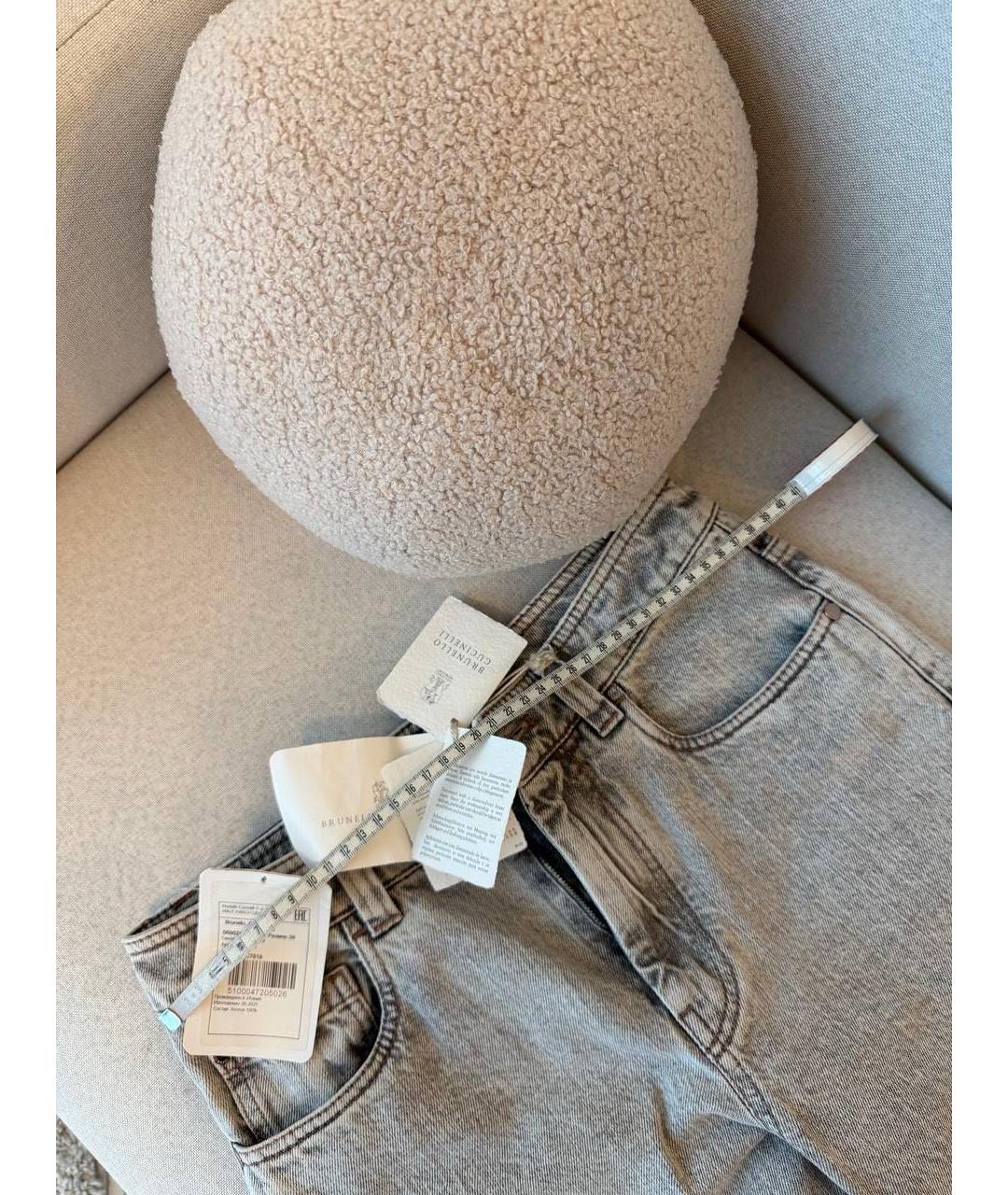 BRUNELLO CUCINELLI Прямые джинсы, фото 6