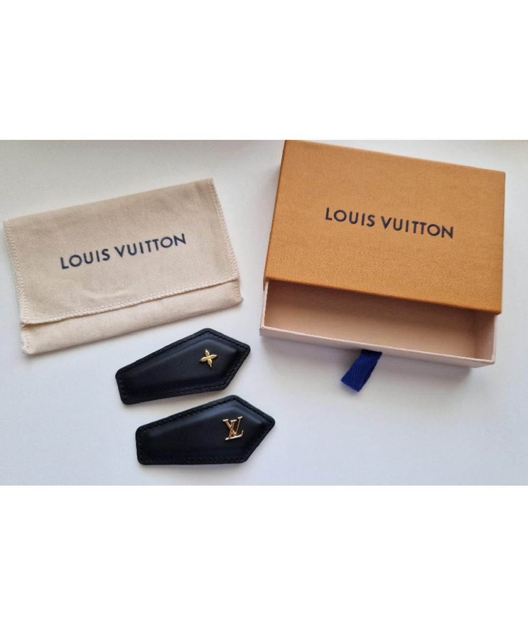 LOUIS VUITTON Черная заколка, фото 7