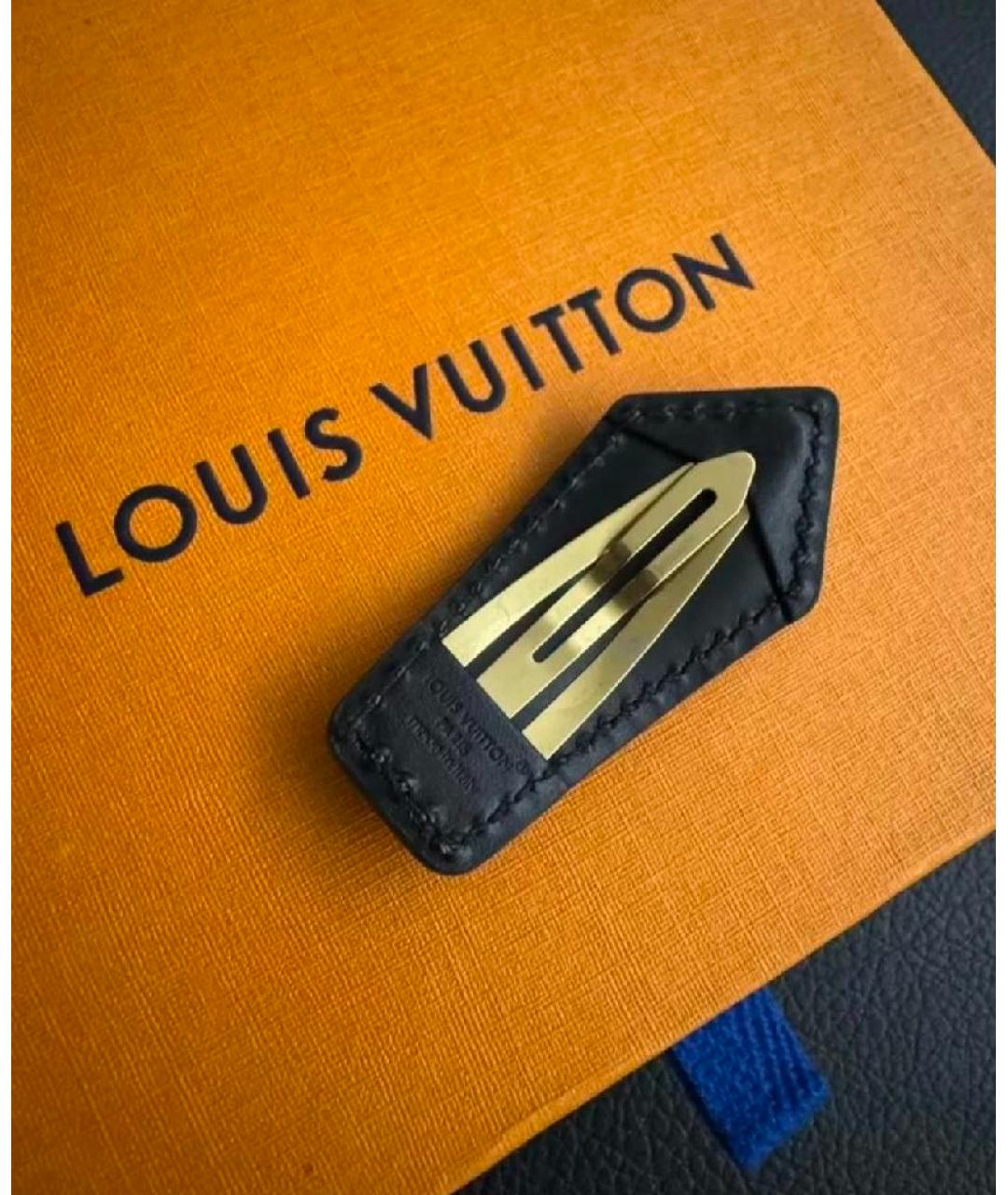 LOUIS VUITTON Коричневая заколка, фото 5
