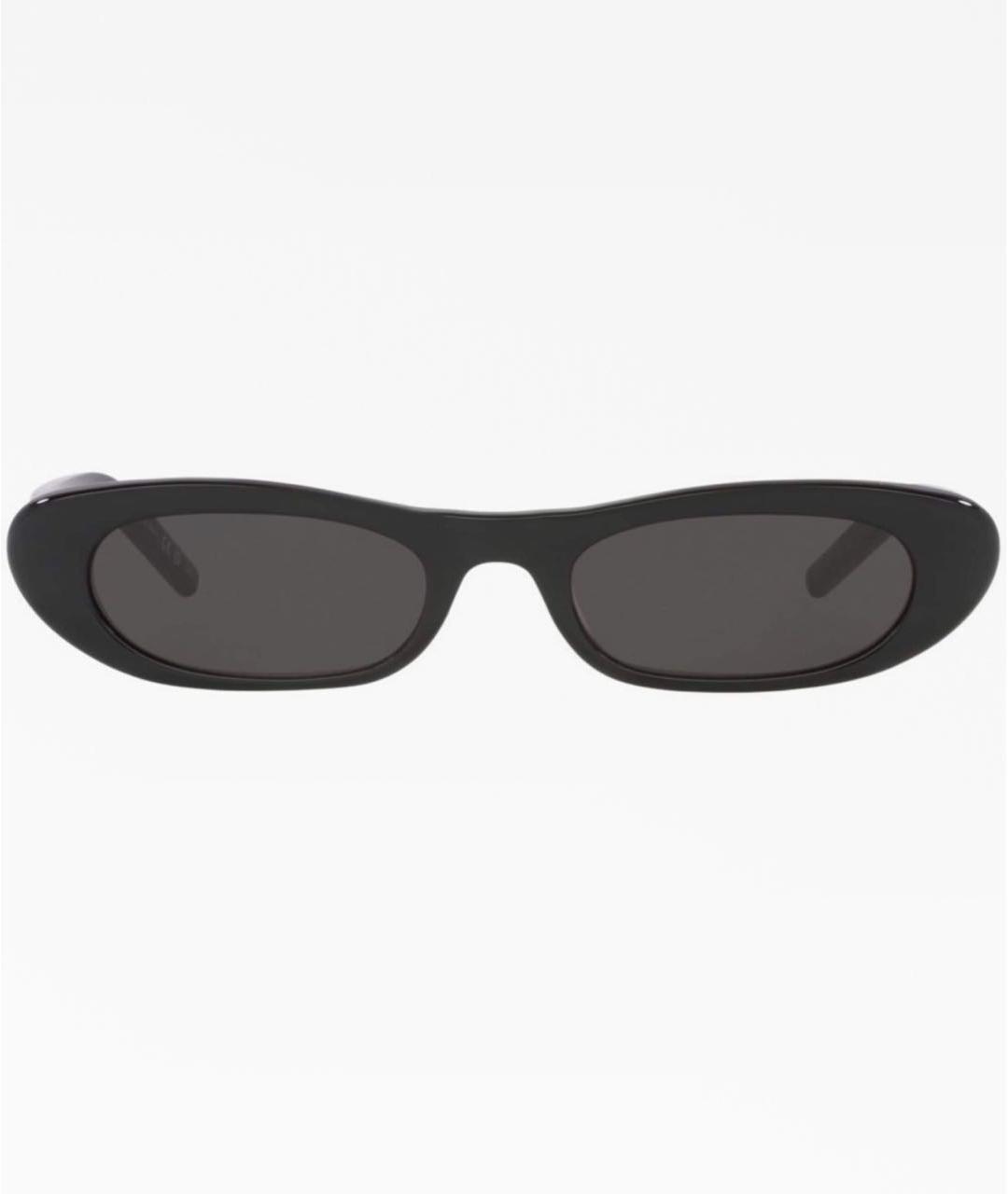 SAINT LAURENT Черные пластиковые солнцезащитные очки, фото 4