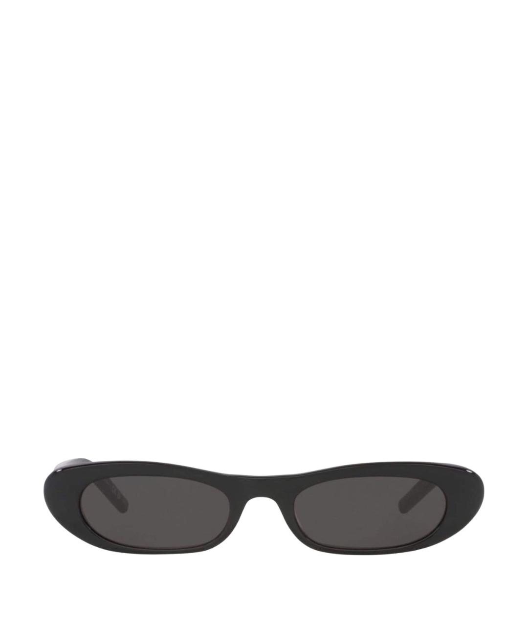 SAINT LAURENT Черные пластиковые солнцезащитные очки, фото 1