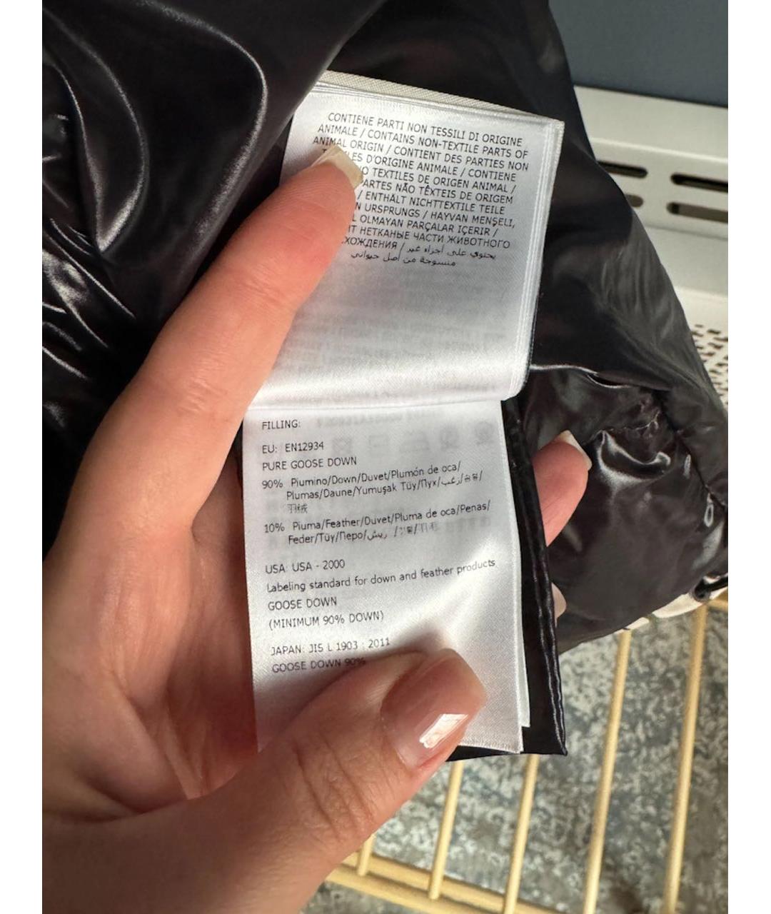 MONCLER Хаки полиэстеровый пуховик, фото 6