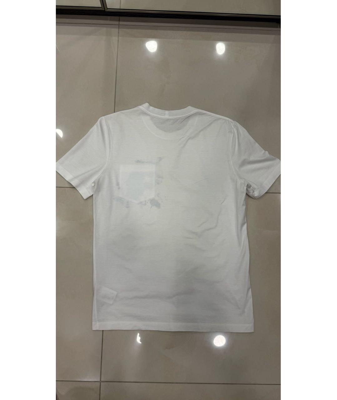 LOUIS VUITTON Белая хлопковая футболка, фото 2