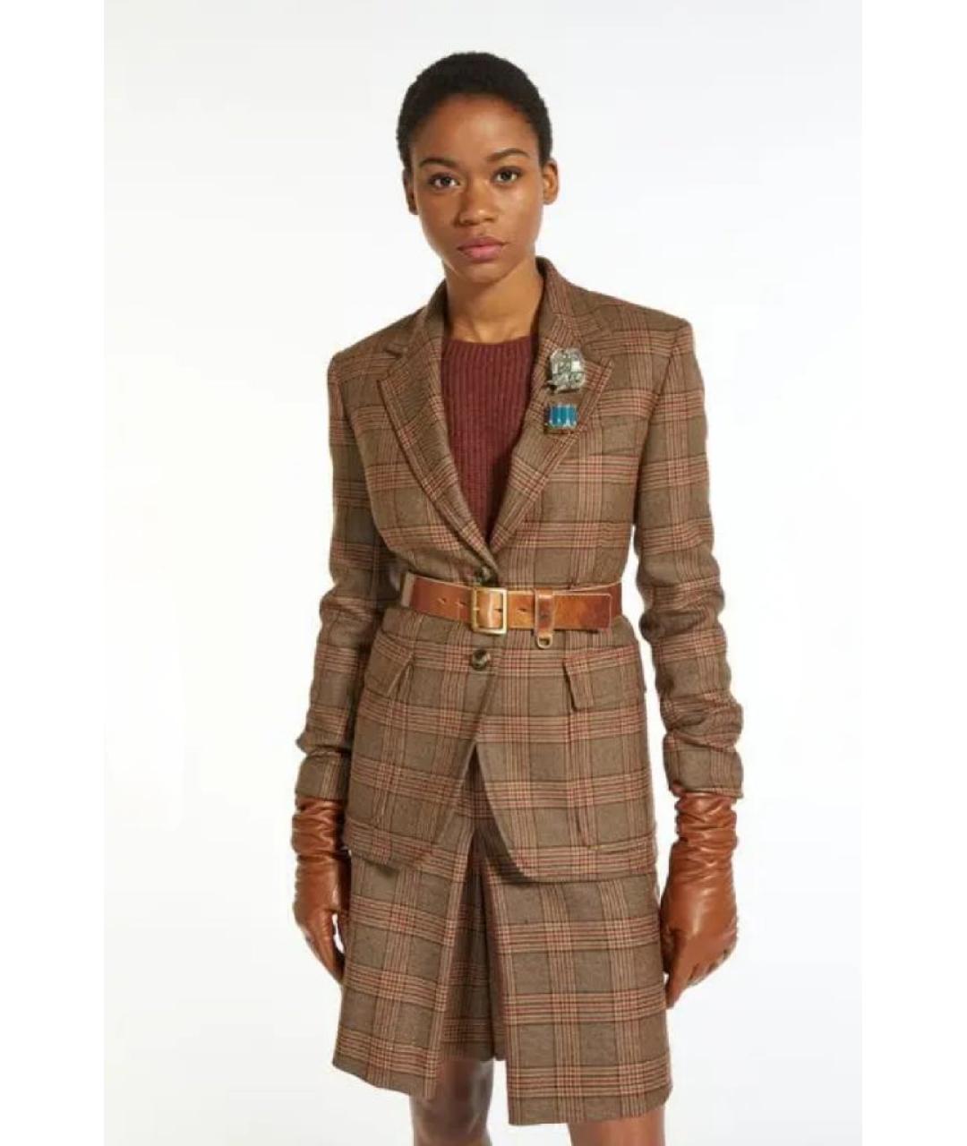 WEEKEND MAX MARA Мульти шерстяной жакет/пиджак, фото 5