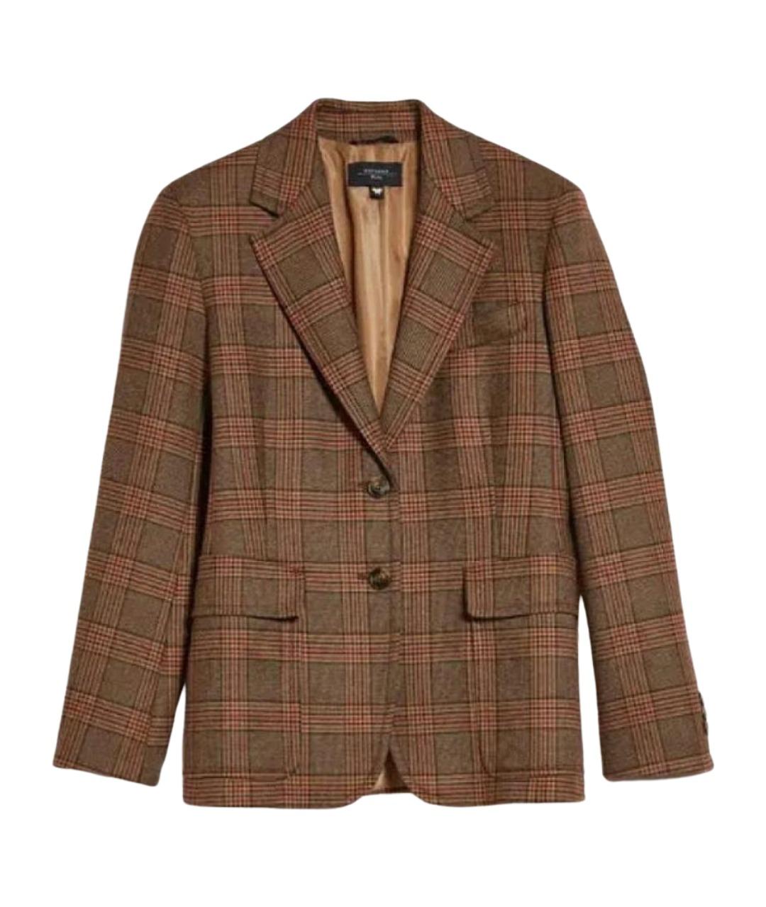 WEEKEND MAX MARA Мульти шерстяной жакет/пиджак, фото 1