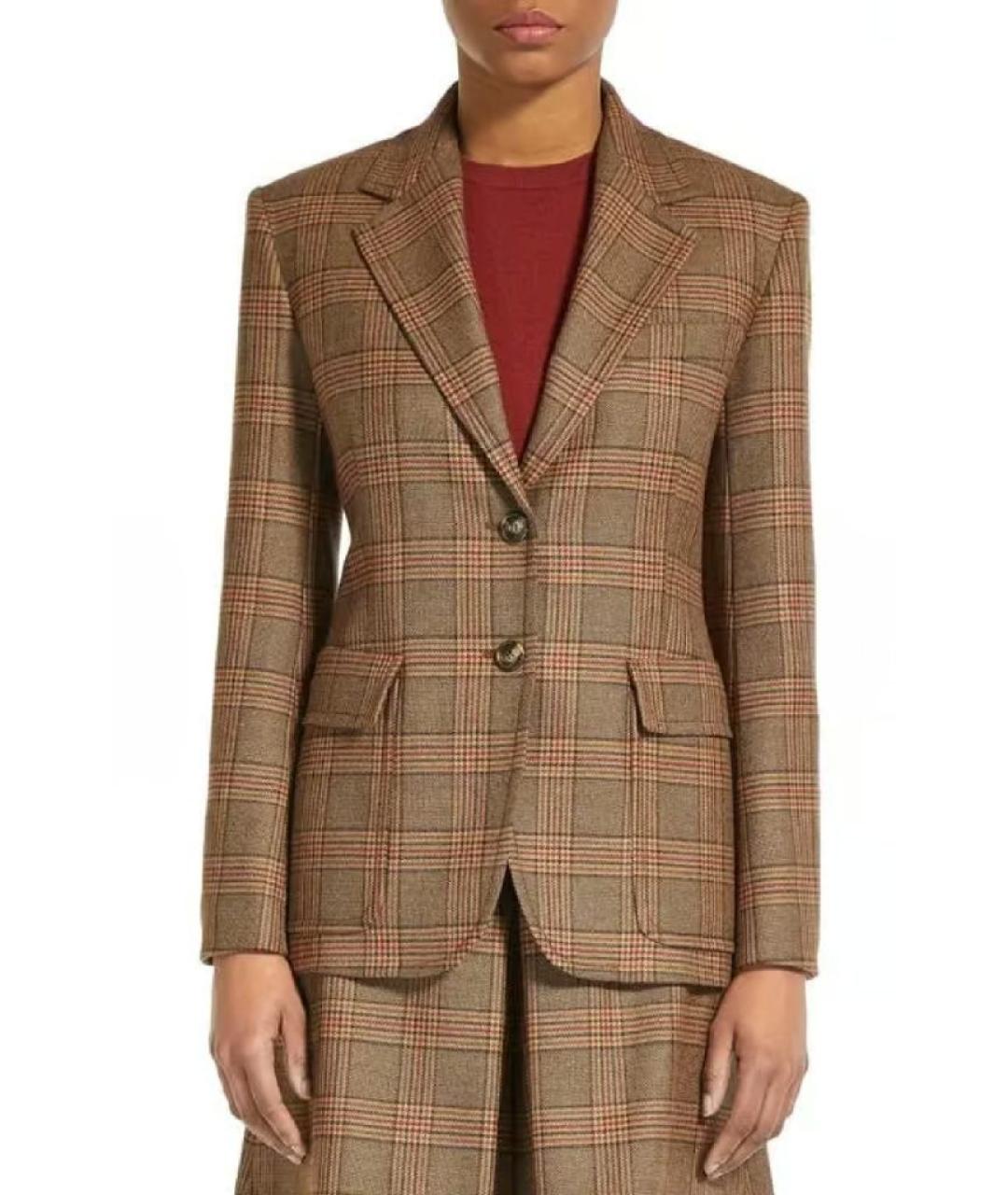 WEEKEND MAX MARA Мульти шерстяной жакет/пиджак, фото 2