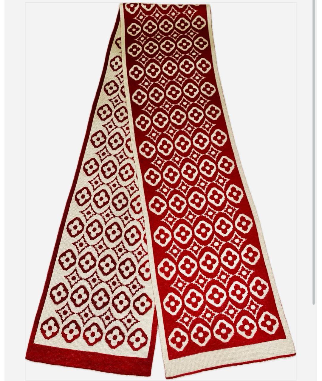 LOUIS VUITTON Мульти шерстяной шарф, фото 5