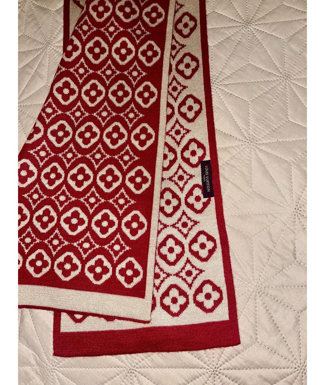 LOUIS VUITTON Мульти шерстяной шарф, фото 4