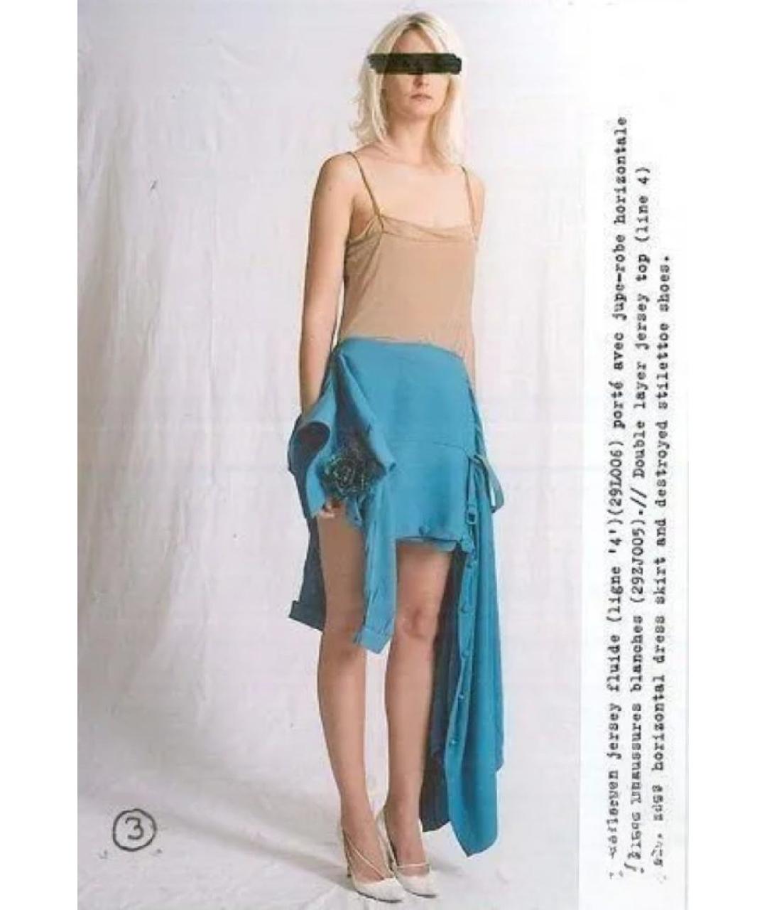 MAISON MARGIELA Белые кожаные босоножки, фото 7