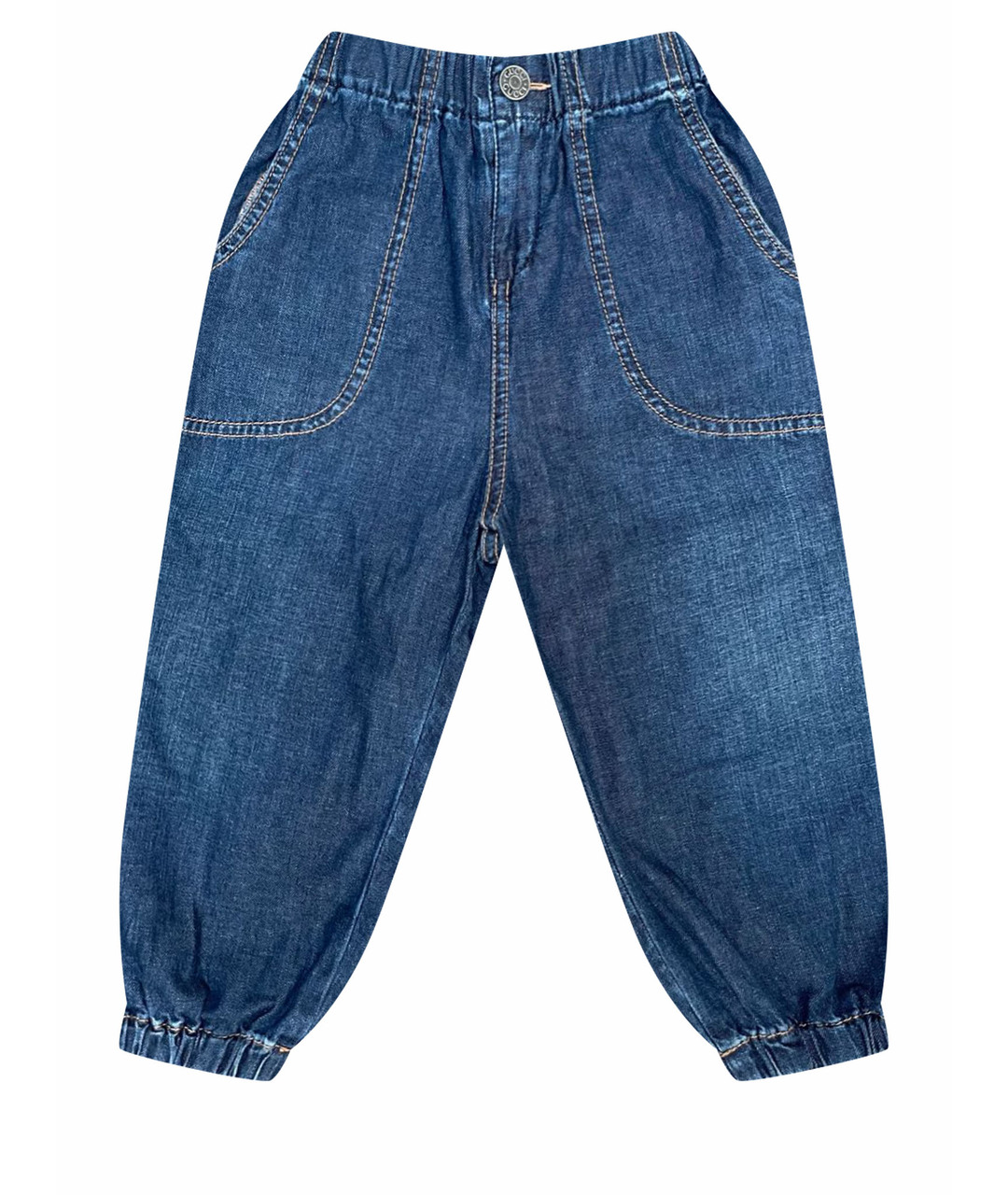 GUCCI KIDS Синие хлопковые детские джинсы, фото 1