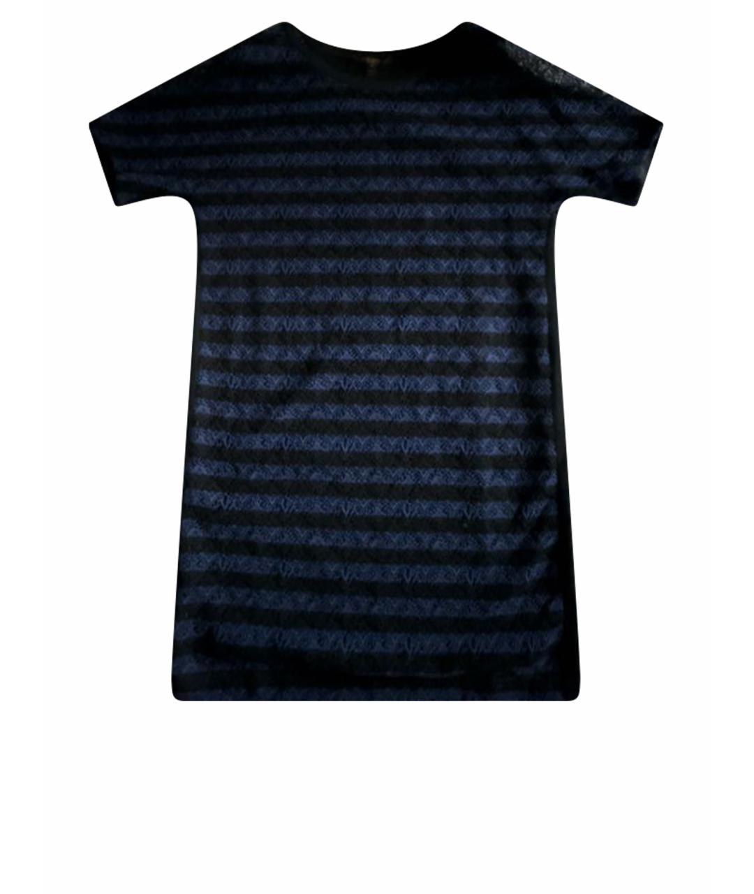 LOUIS VUITTON Черное хлопковое коктейльное платье, фото 1