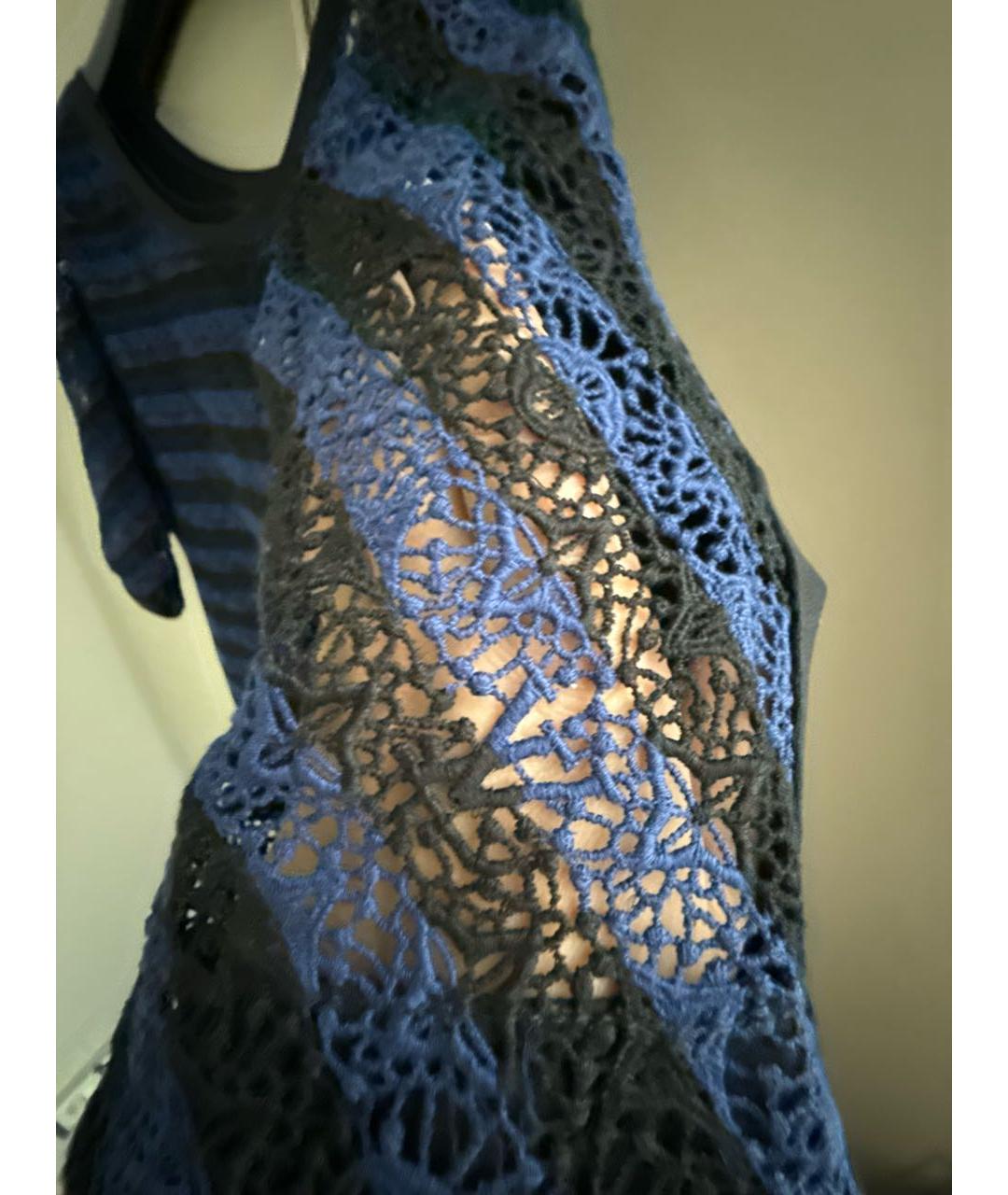 LOUIS VUITTON Черное хлопковое коктейльное платье, фото 4