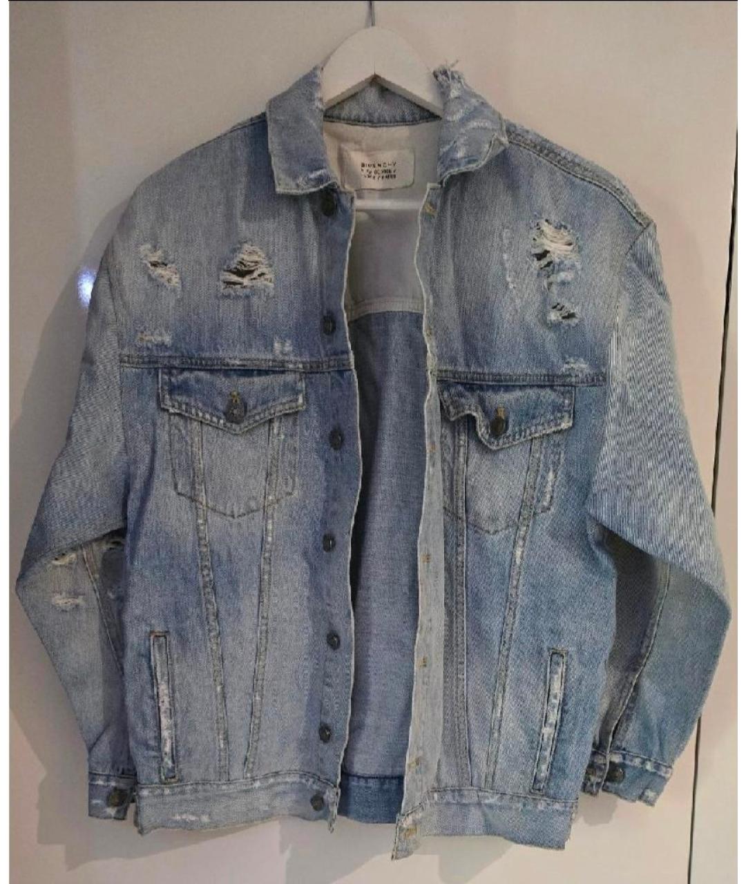 GIVENCHY Голубая хлопковая куртка, фото 5