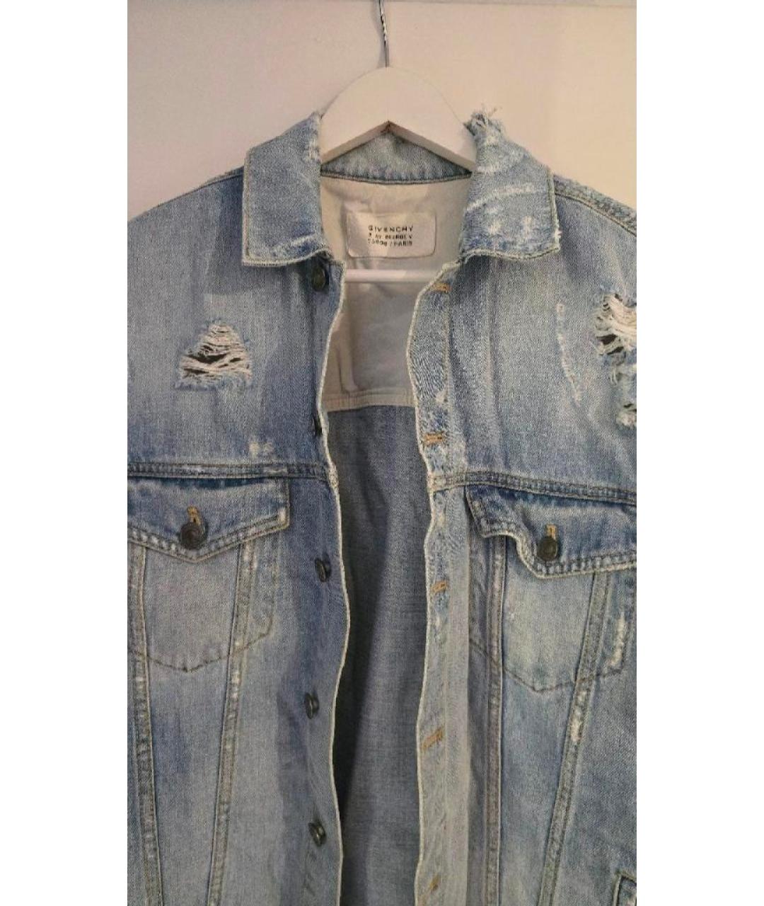 GIVENCHY Голубая хлопковая куртка, фото 3